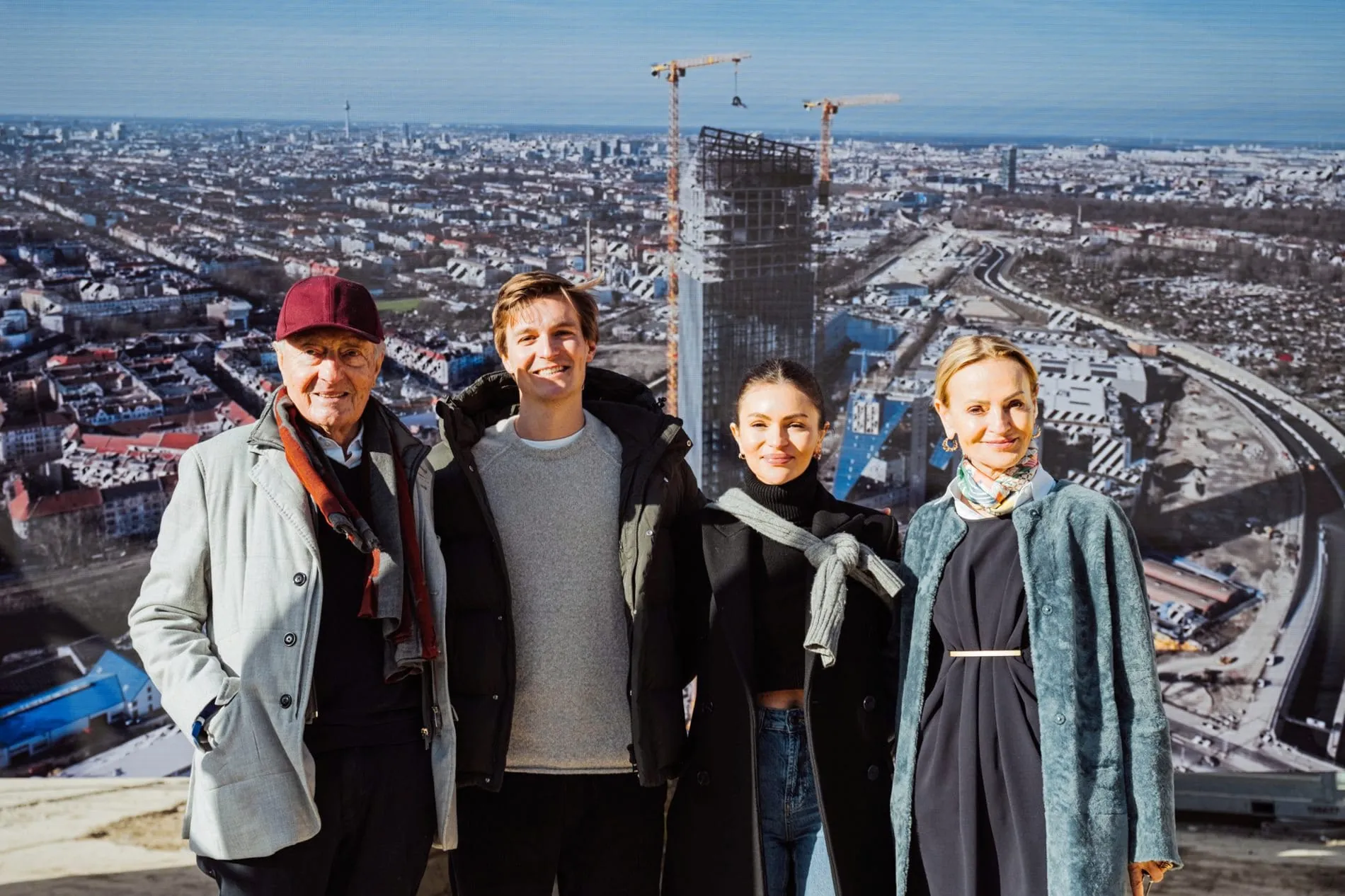 Estrel Tower Richtfest am 03.03.25 in Berlin Neukölln