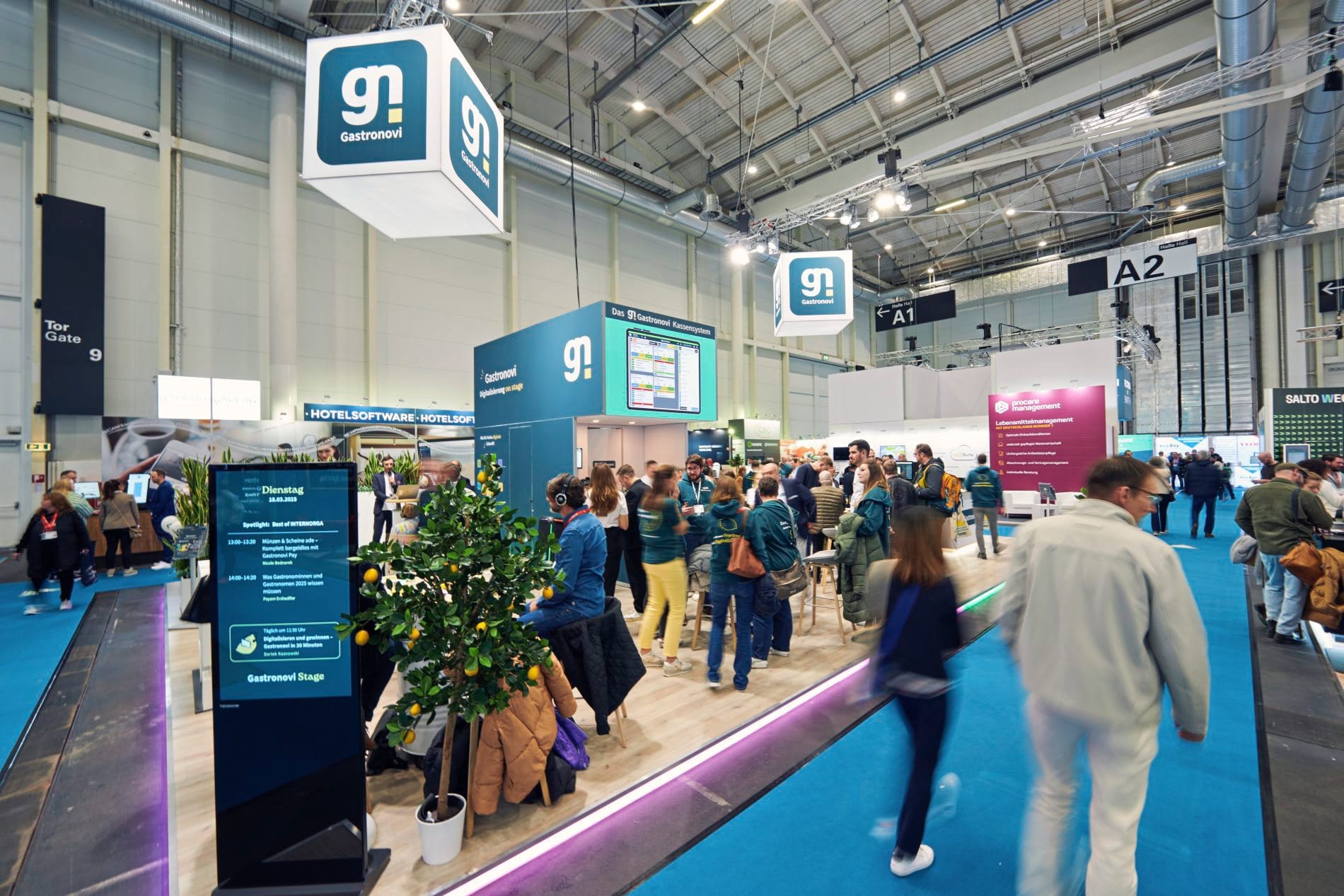 Impressionen von der Internorga in Hamburg, Digitale Anwendungen