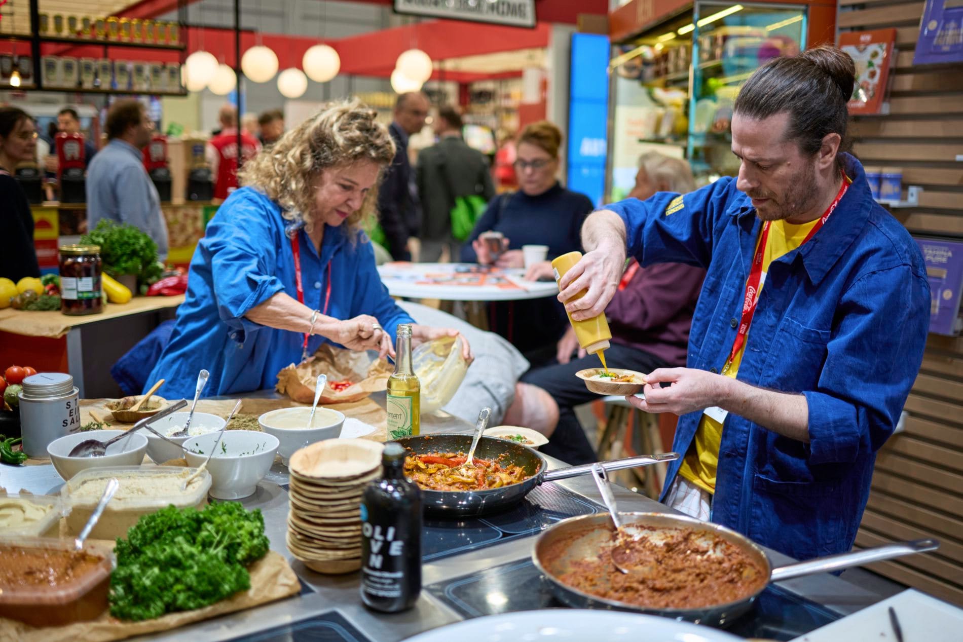 Impressionen von der Internorga in Hamburg, Nahrungsmittel und Getränke, Haya Molcho