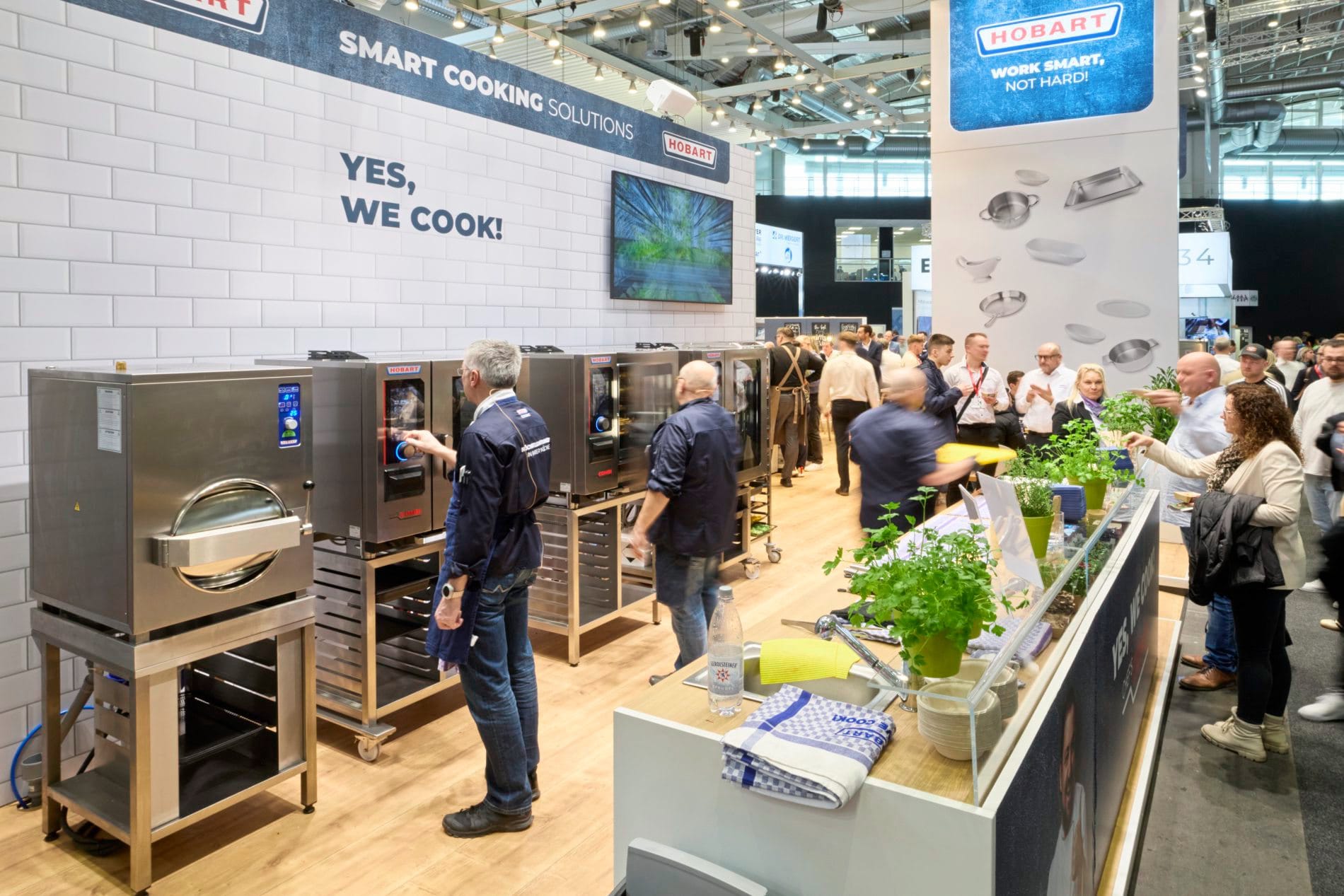 Impressionen von der Internorga in Hamburg, Küchentechnik und Küchenausstattung