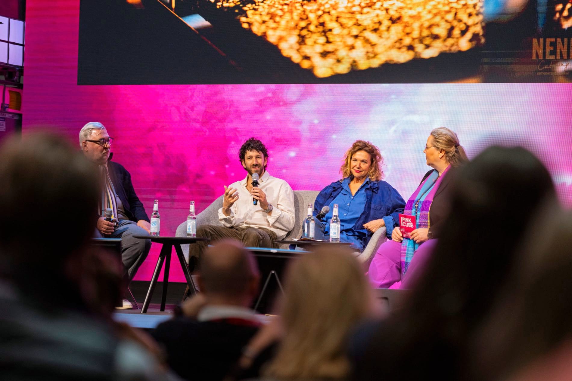 Impressionen von der Internorga in Hamburg, Pink Cube, Georg Broich, Ilan Molcho, Haya Molcho, Karin Tischer