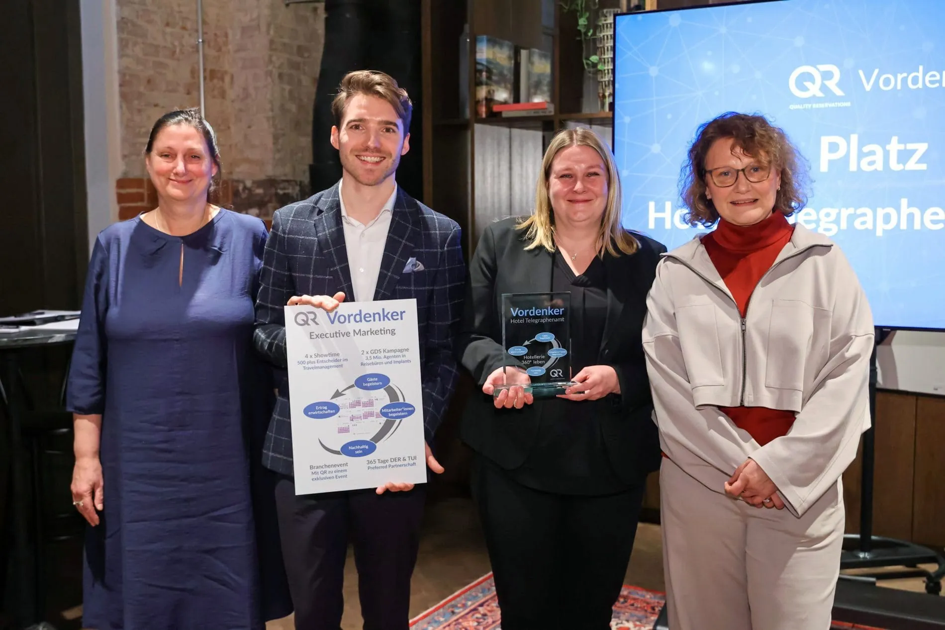 Telegraphenamt zum „QR Vordenker 2024“ gekürt