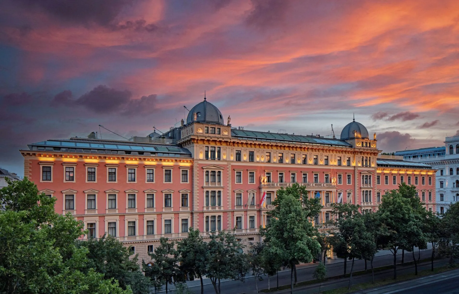 Anantara Palais Hansen Vienna, Außenansicht
