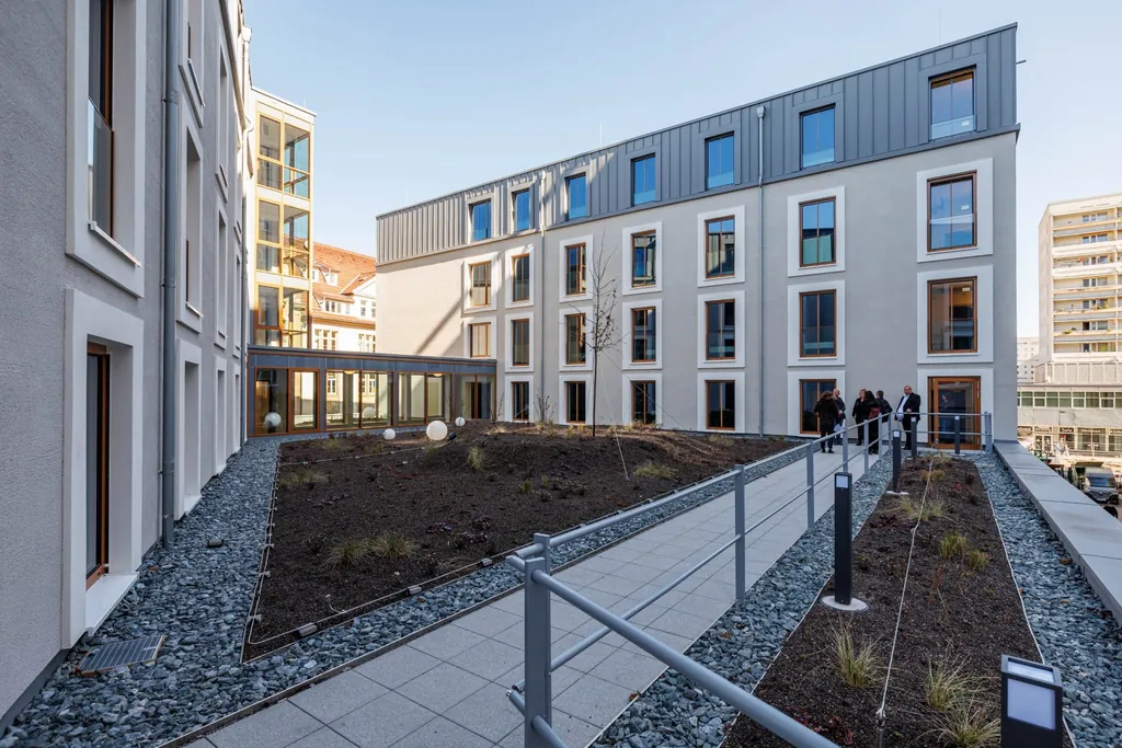 Das H2 Hotel Erfurt besteht aus zwei Geb&auml;udekomplexen.