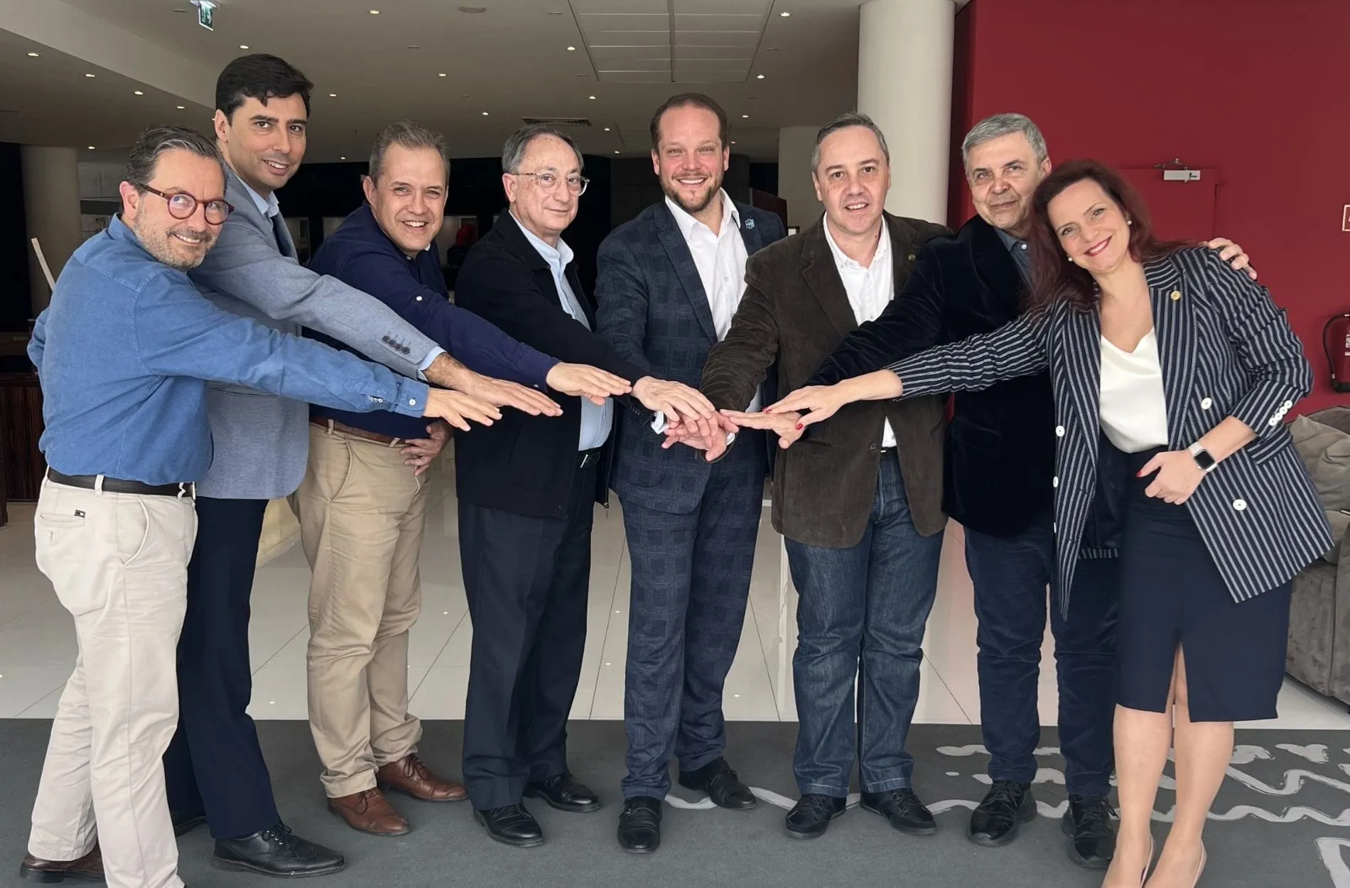 Gründungsmitglieder des EBHL