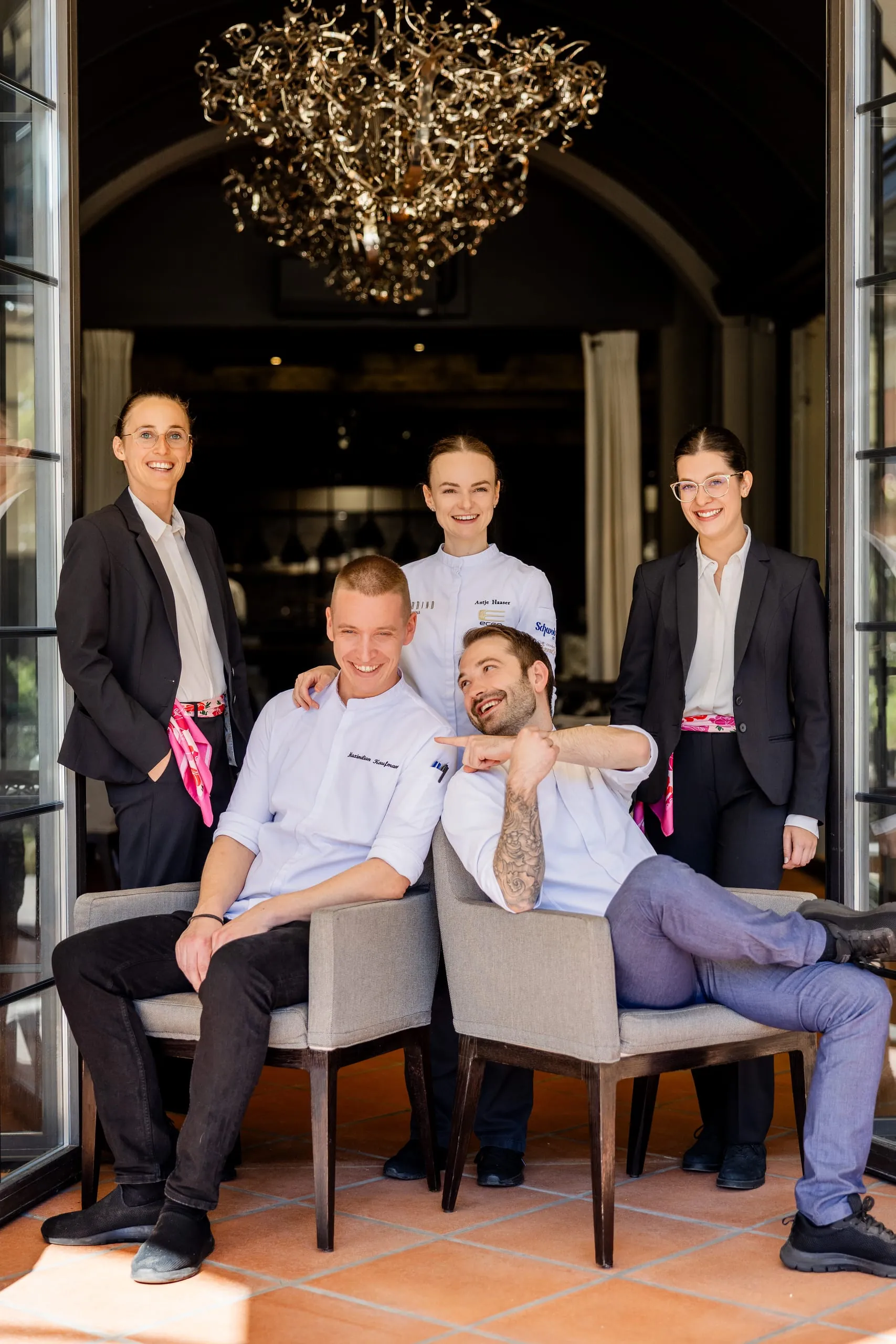 Ecco Ascona Hotel Giardino Ascona Gruppenfoto Team