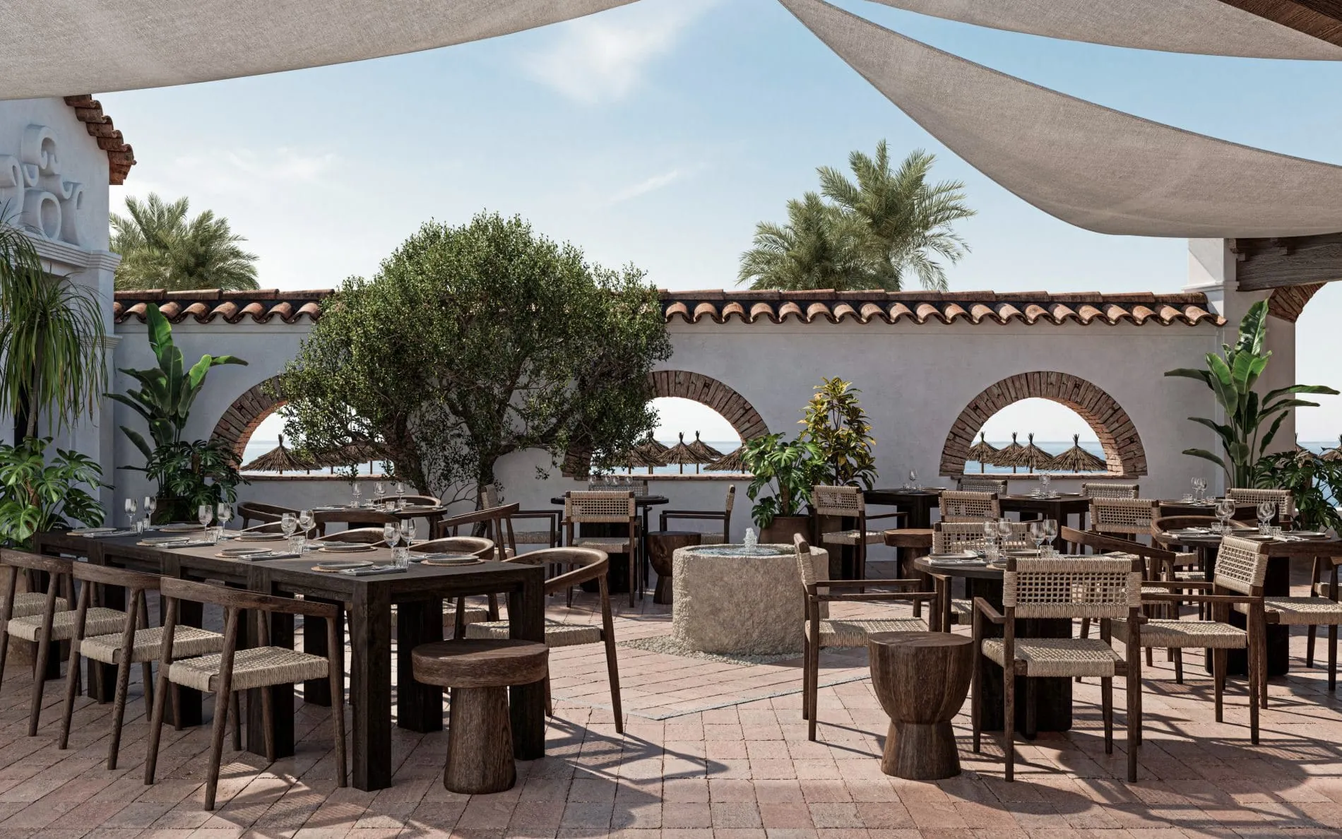 OKU_Andalusia_Clubhouse Courtyard