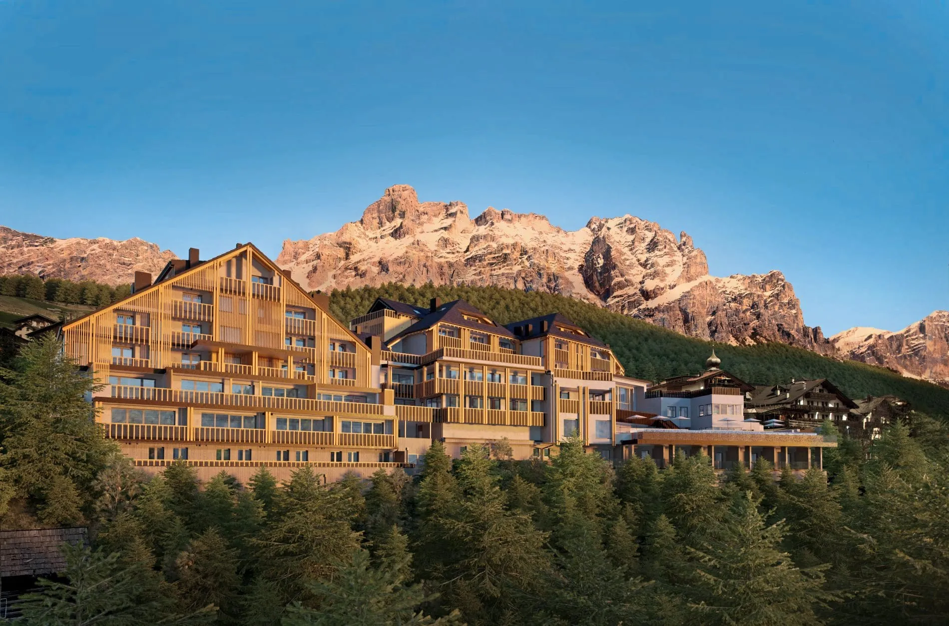 Reopening in den Dolomiten: Im Juli öffnet das Aman Rosa Alpina wieder seine Türen.