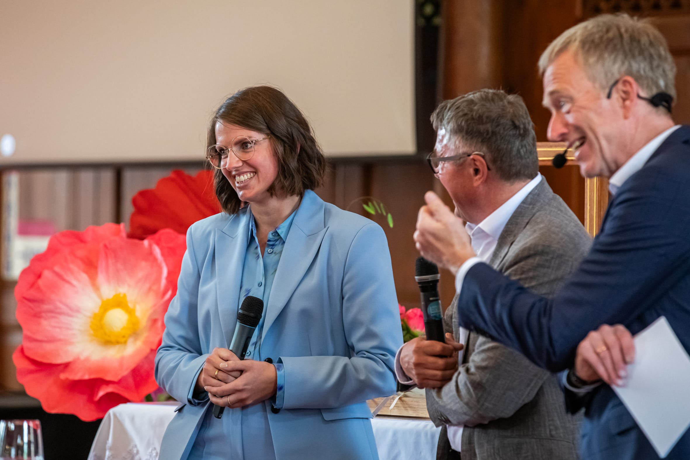 In fünf Jahren wird Tochter Franziska Lösch die komplette Führung des Hotel Kloster Hornbach von ihren Eltern übernehmen.