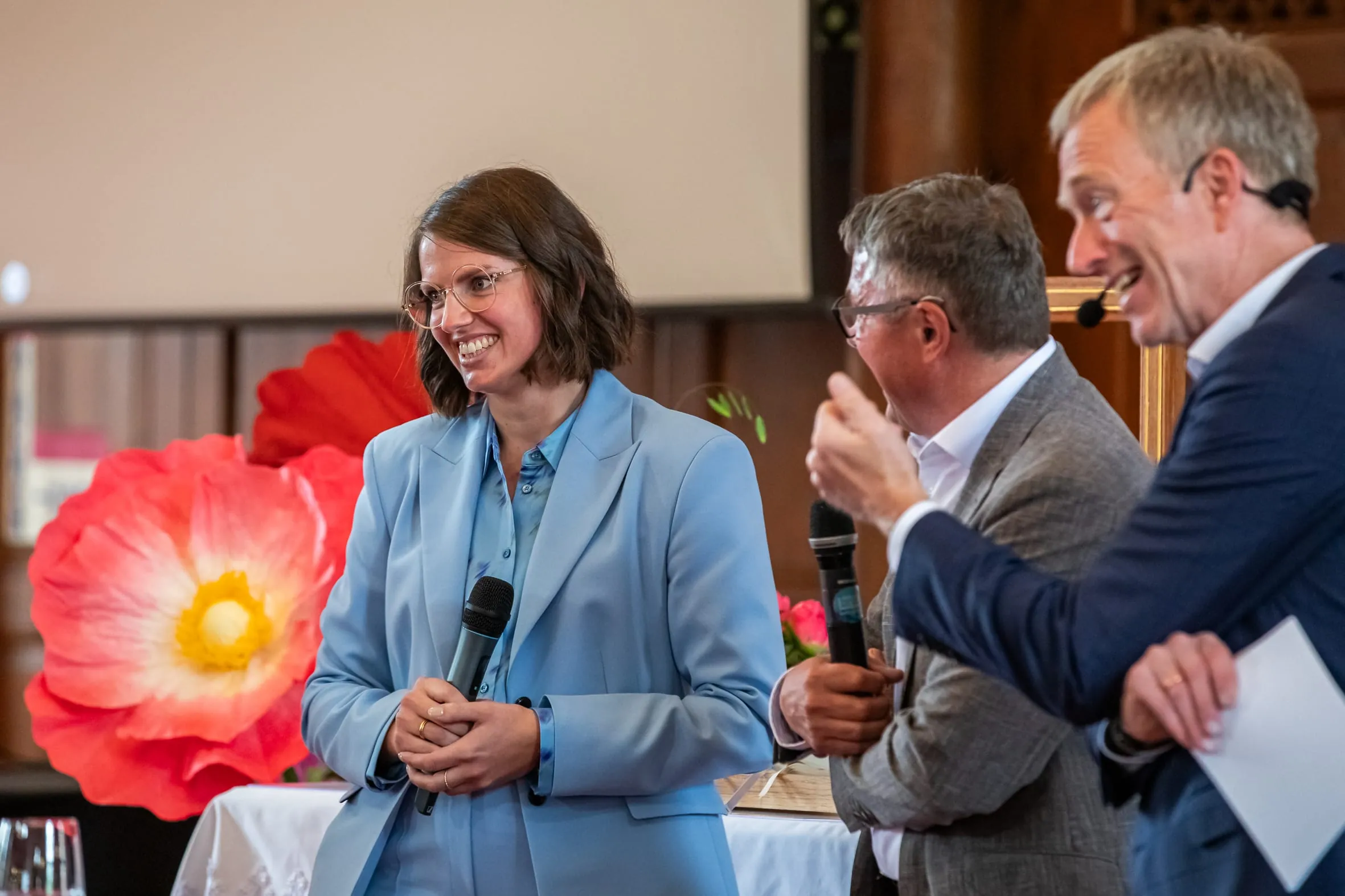 In fünf Jahren wird Tochter Franziska Lösch die komplette Führung des Hotel Kloster Hornbach von ihren Eltern übernehmen.