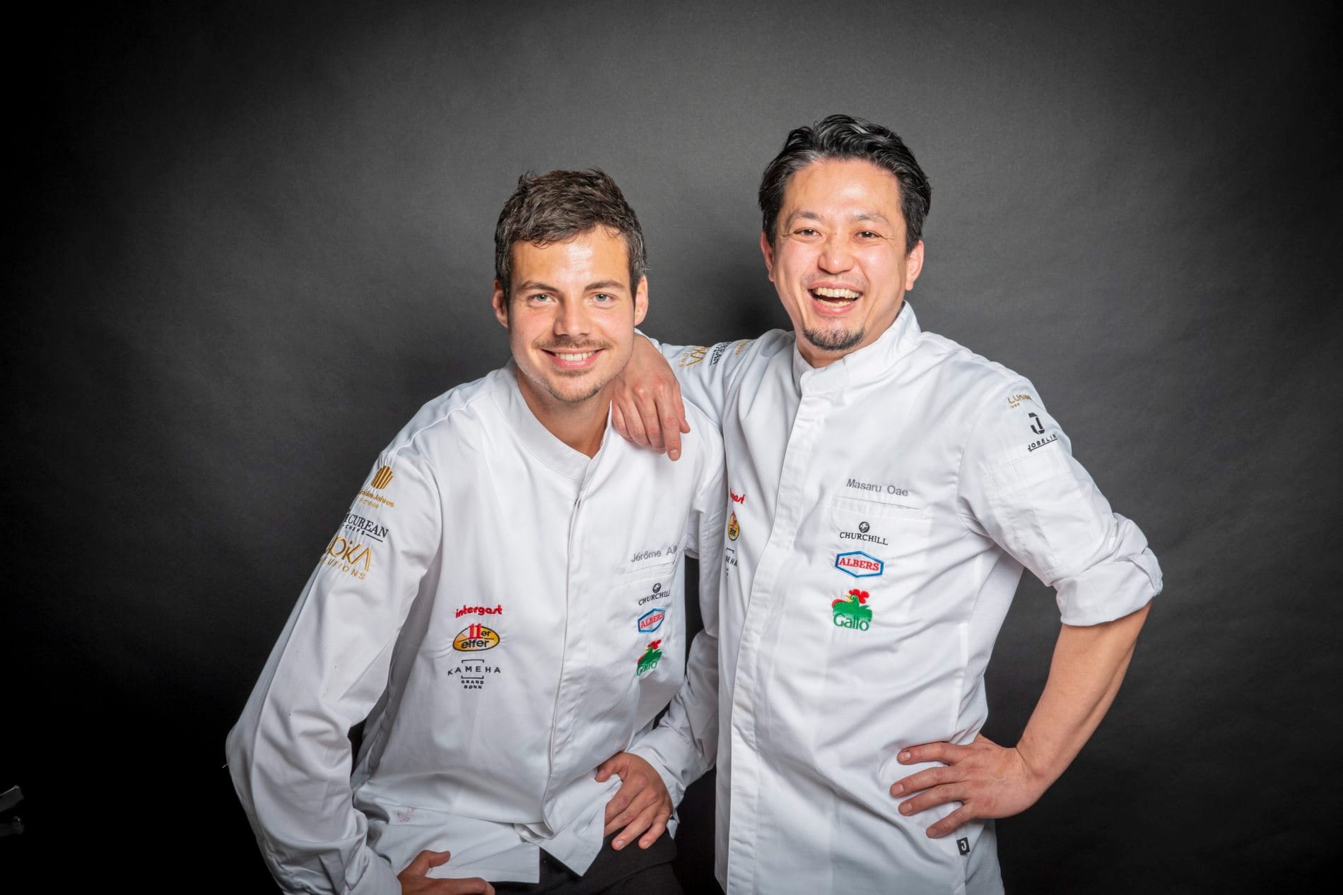 Finalist: Masaru Oae (rechts), Geschäftsführer & Küchenchef, Masa Japanese Cuisine, mit seinem Assistenten Jérôme Allain.