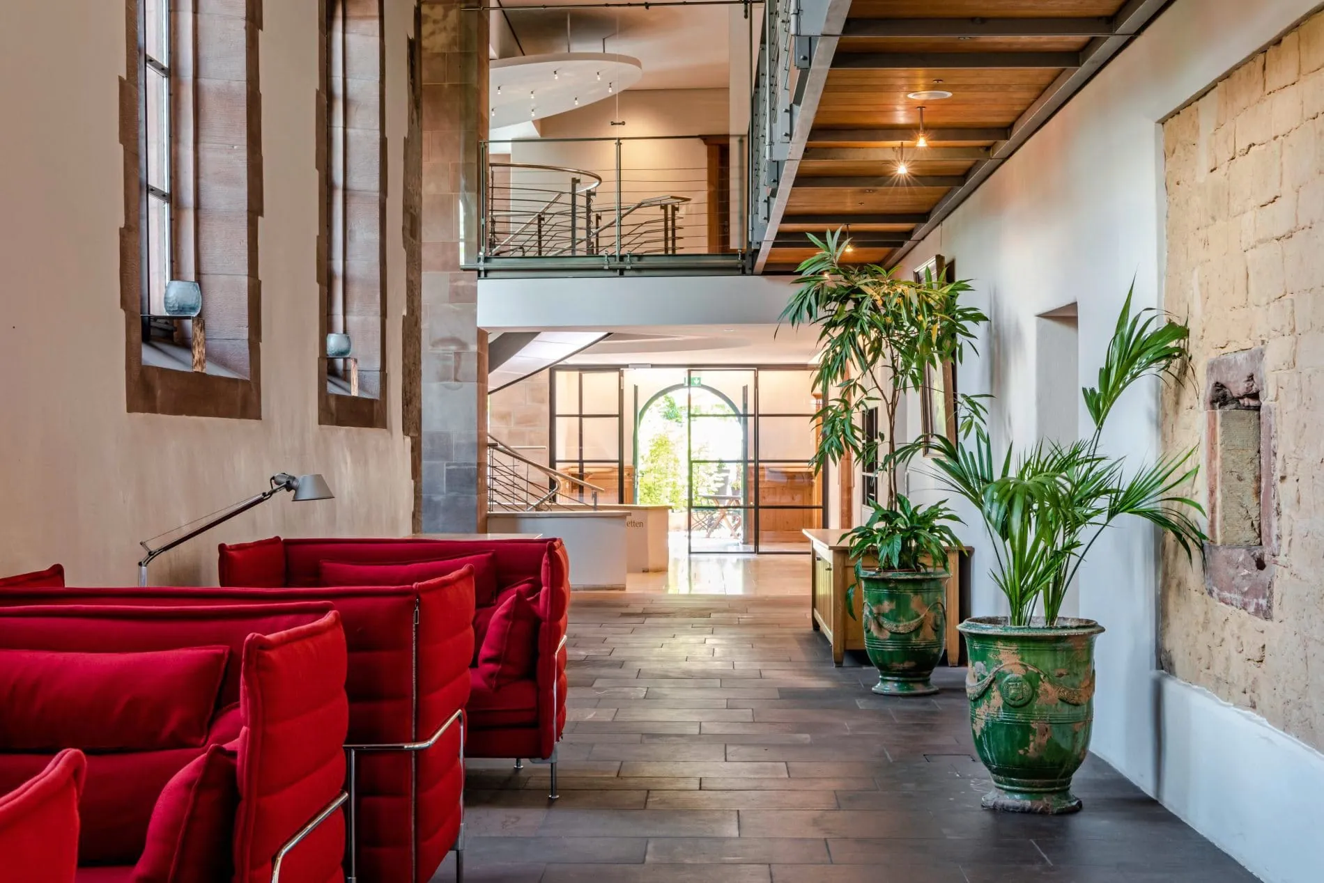 Kreuzgang im Hotel Kloster Hornbach.