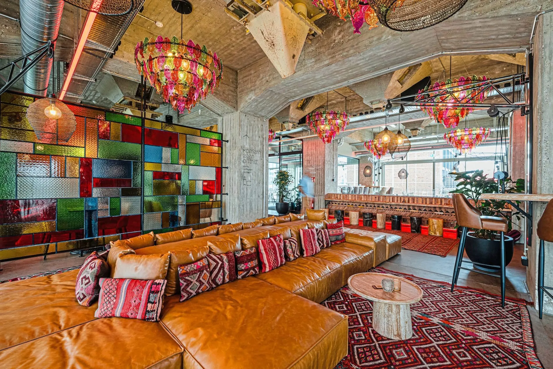 Öffentlicher Bereich im John & Will Silo-Hotel by Guldsmeden in Bremen.