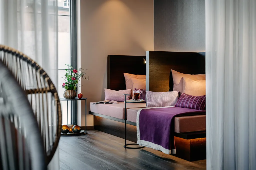 Entspannen im Wellness-Bereich.