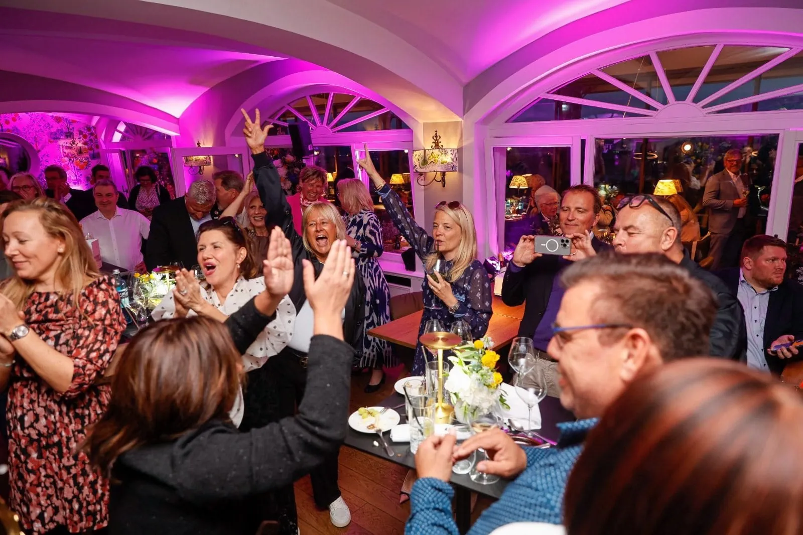 Impressionen der Einweihungsparty auf Schloss Johannisberg.