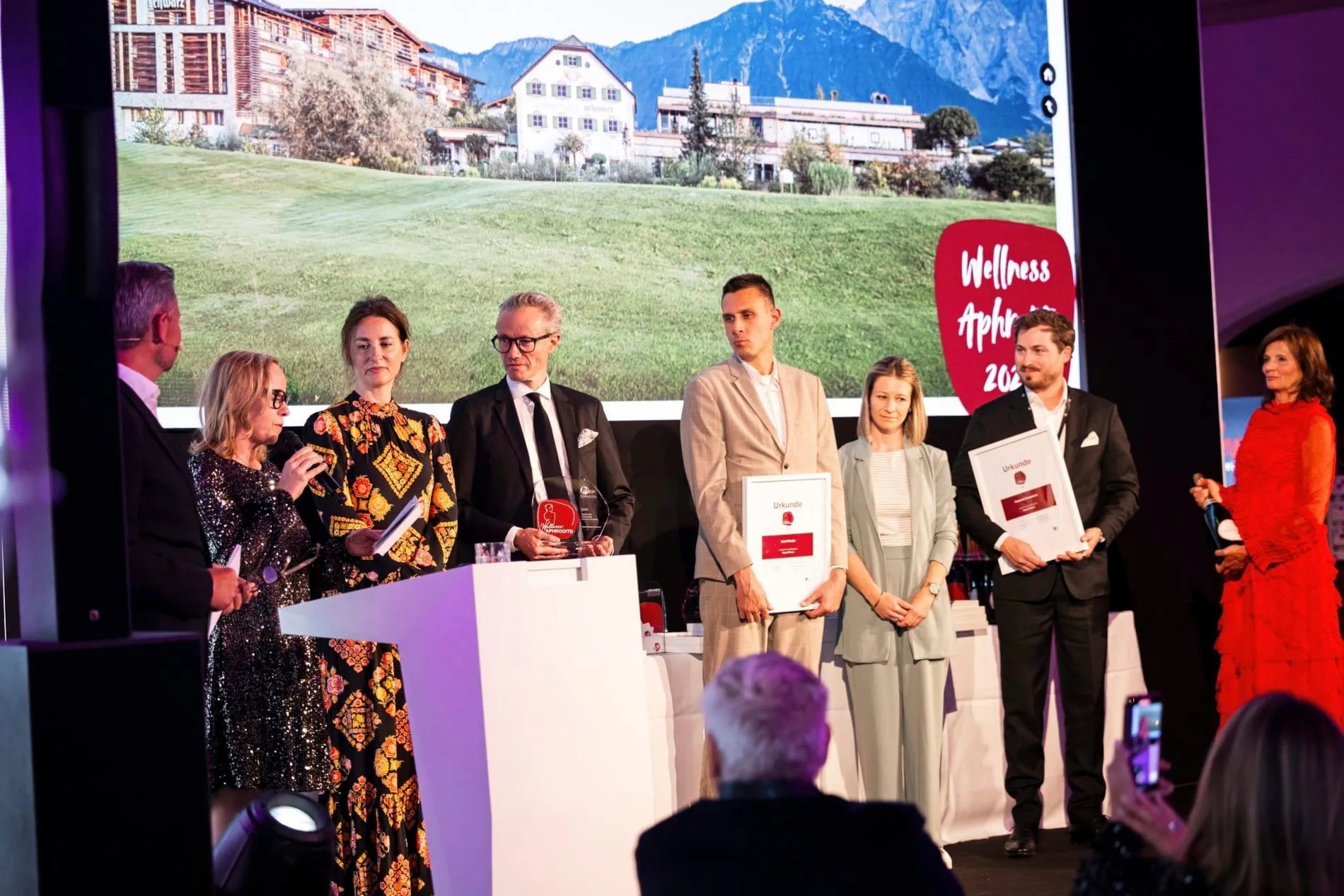 Preisverleihung im Schlosshotel Kitzbühel: Impressionen der 22. Wellness Aphrodite.