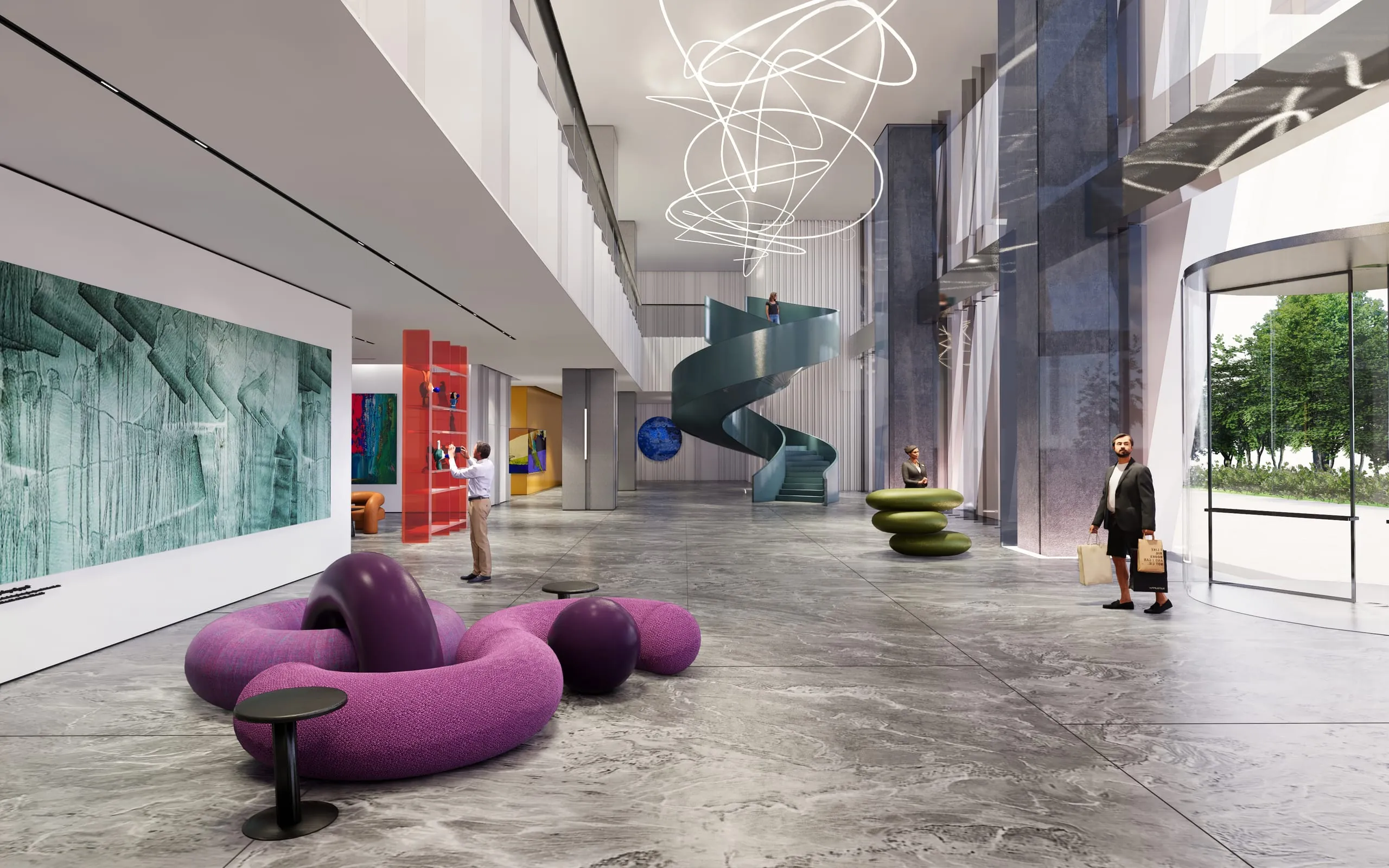 Architektur und Kunst, eingebettet in die Natur, sollen...