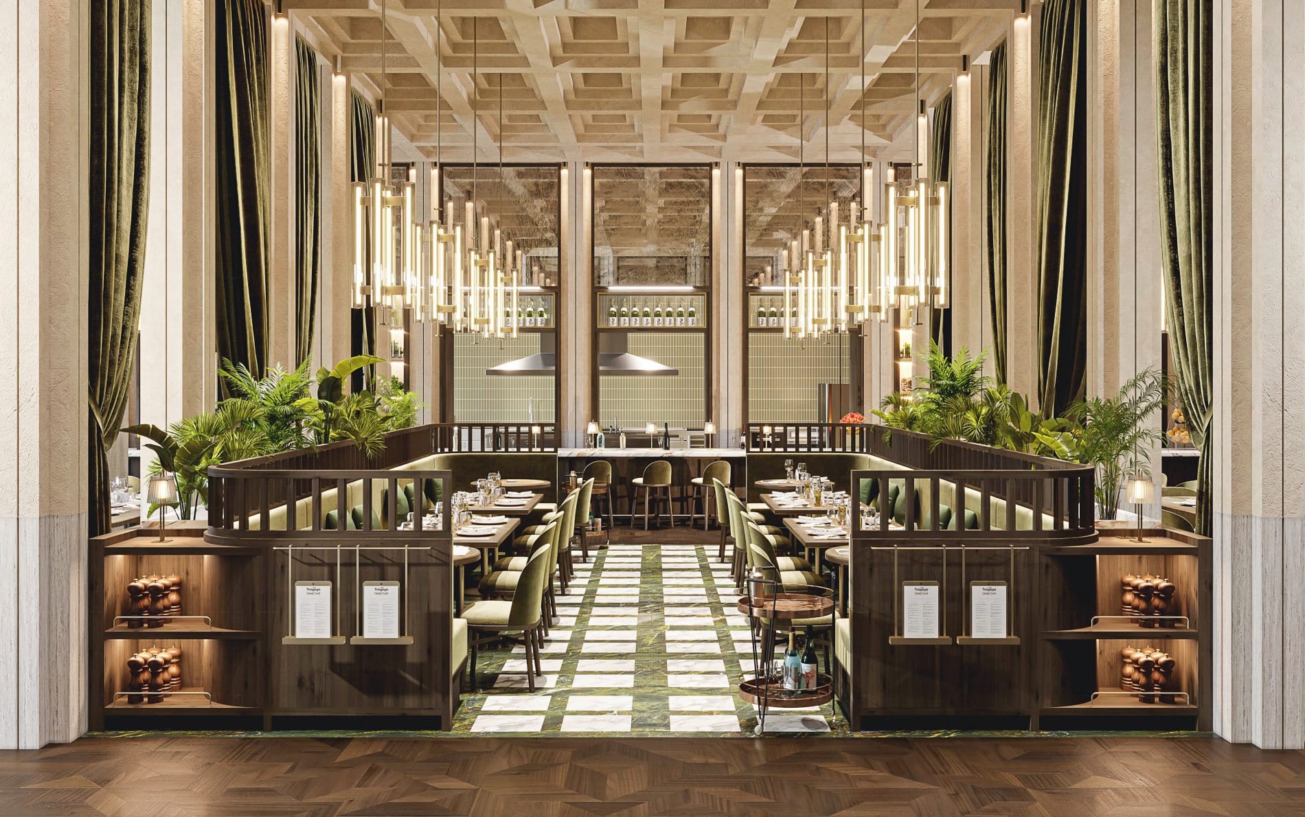 Untergebracht in einem markanten Hauptpostamt aus den 1970er Jahren, wurde das Telegraph Hotel in Tbilisi vom Studio Neri & Hu sorgfältig renoviert.