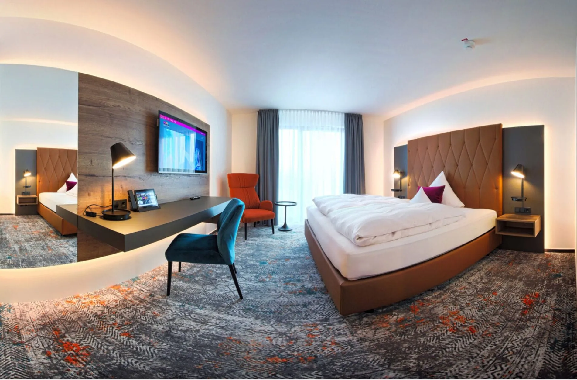 Auf Geschäftsreisende ausgerichtet: Die Hotelzimmer in Emils Hotel.