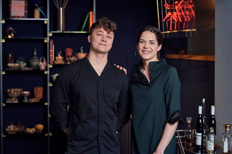 K&uuml;chenchef Jo&euml;l Ellenberger und Restaurantleiterin Susanne Schneider.