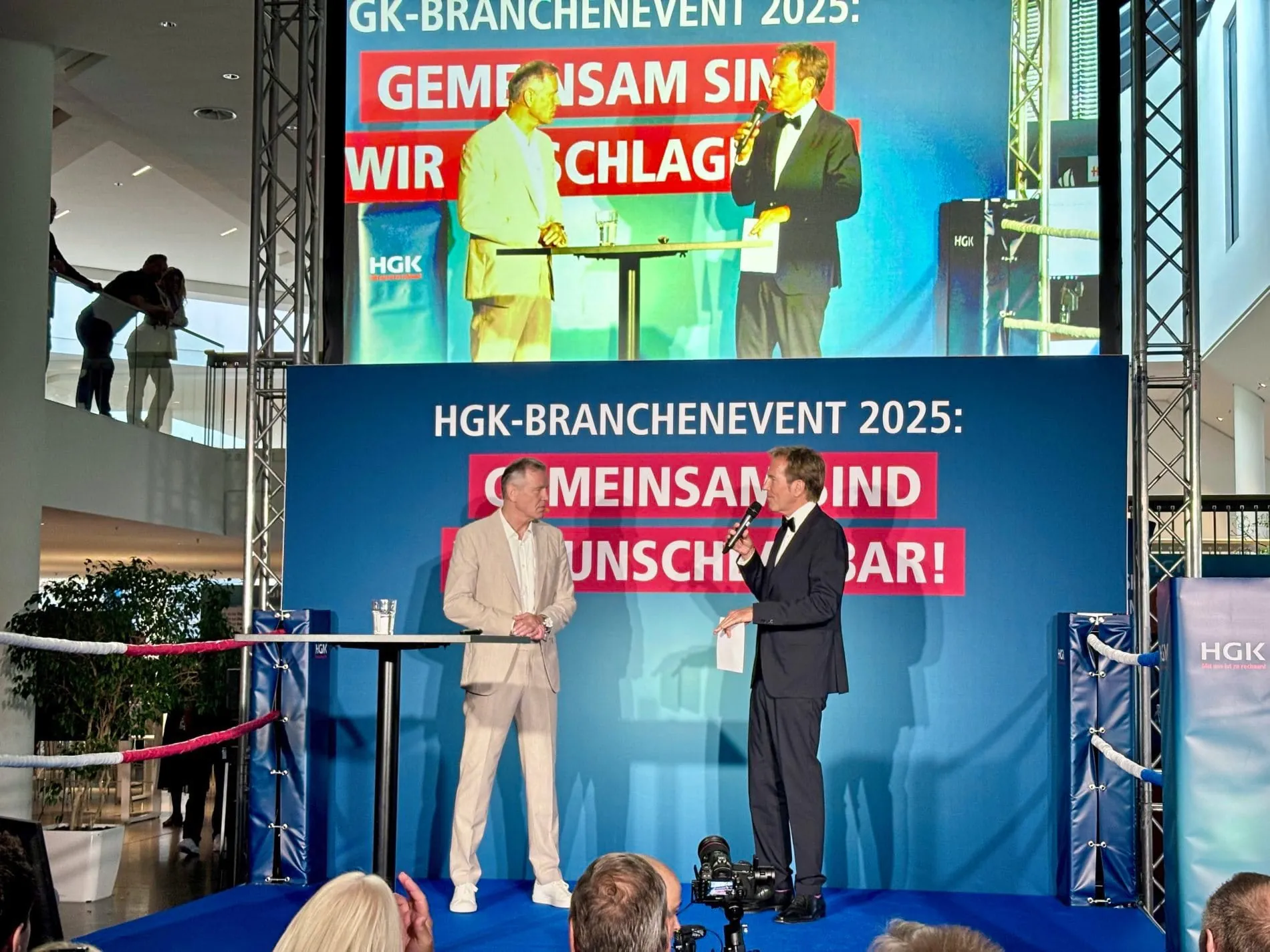 Impressionen von der HGK-Convention 2025 im Congress Centrum Würzburg, Henry Maske, Markus Brock