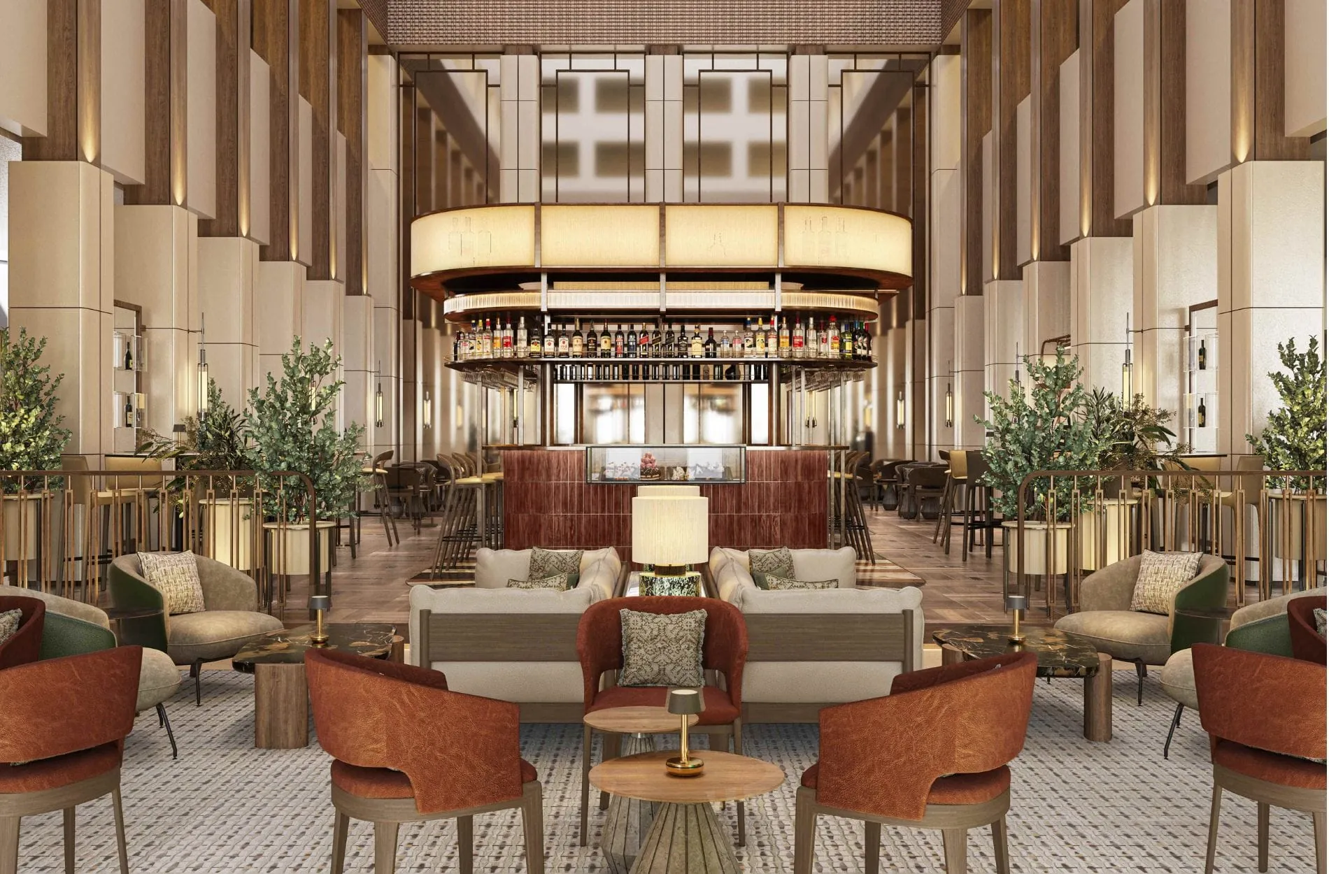 Berlin Marriott präsentiert Redesign des Erdgeschosses