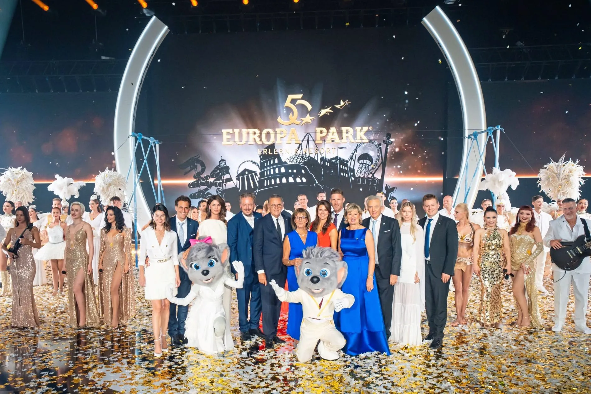 50 Jahre Europa-Park: Inhaberfamilie Mack hatte zu einer großen Gala eingeladen.