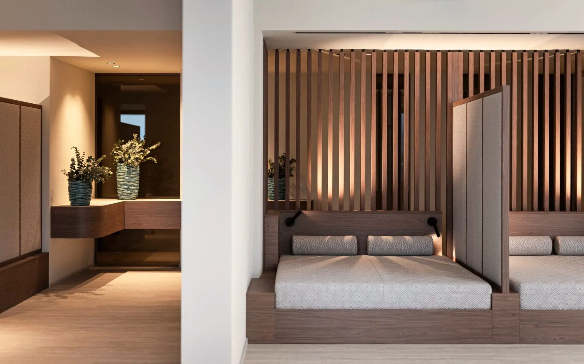 Rückzugsort: Der Spa-Bereich im Stroblhof.