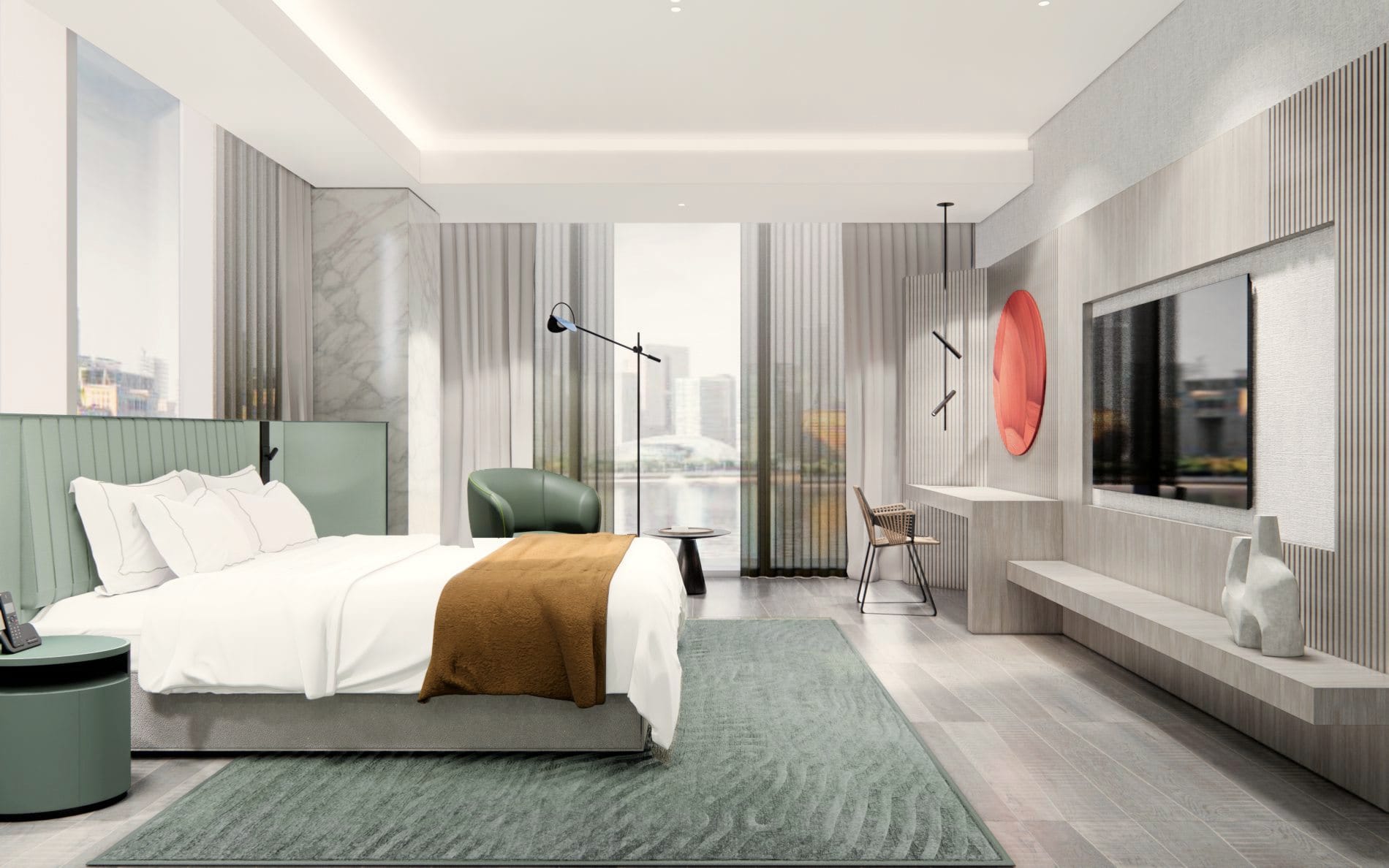 Das Fünfsterne-Haus Juntels Art Hotel soll rund 200 Zimmer umfassen.