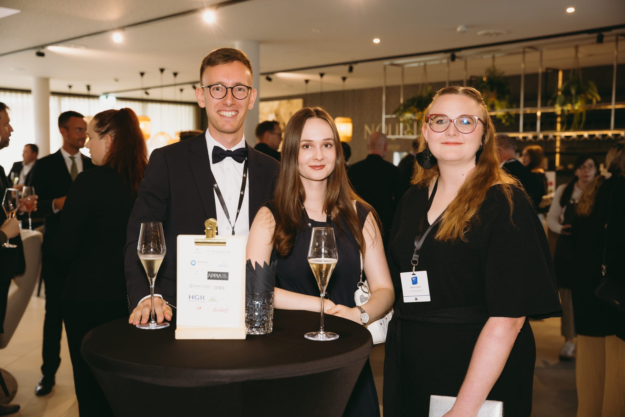 Feierlicher Empfang beim Grand Prix der Tagungshotellerie 2025 in der Lobby des Nouri Hotels in Bad Krozingen.