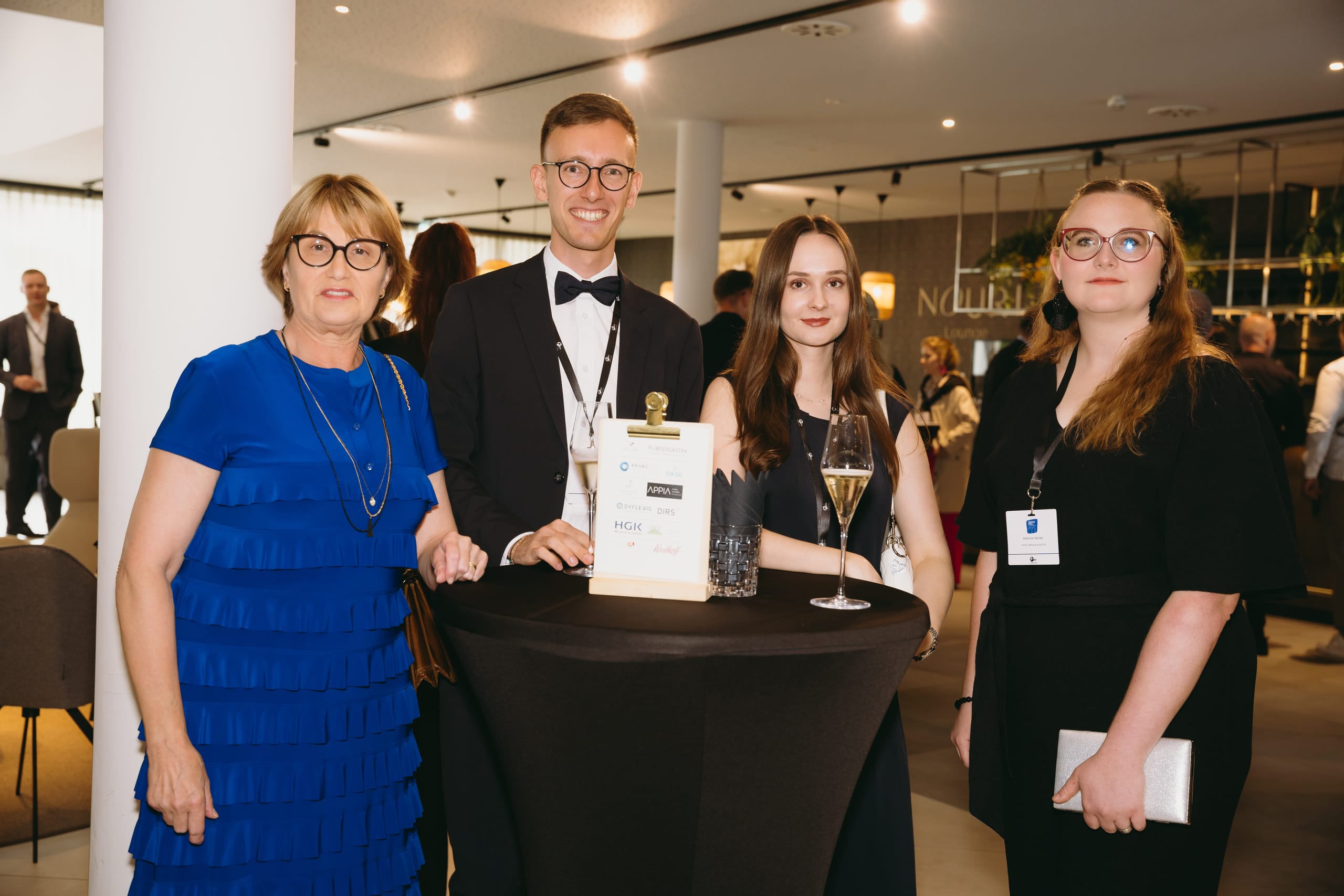 Feierlicher Empfang beim Grand Prix der Tagungshotellerie 2025 in der Lobby des Nouri Hotels in Bad Krozingen.