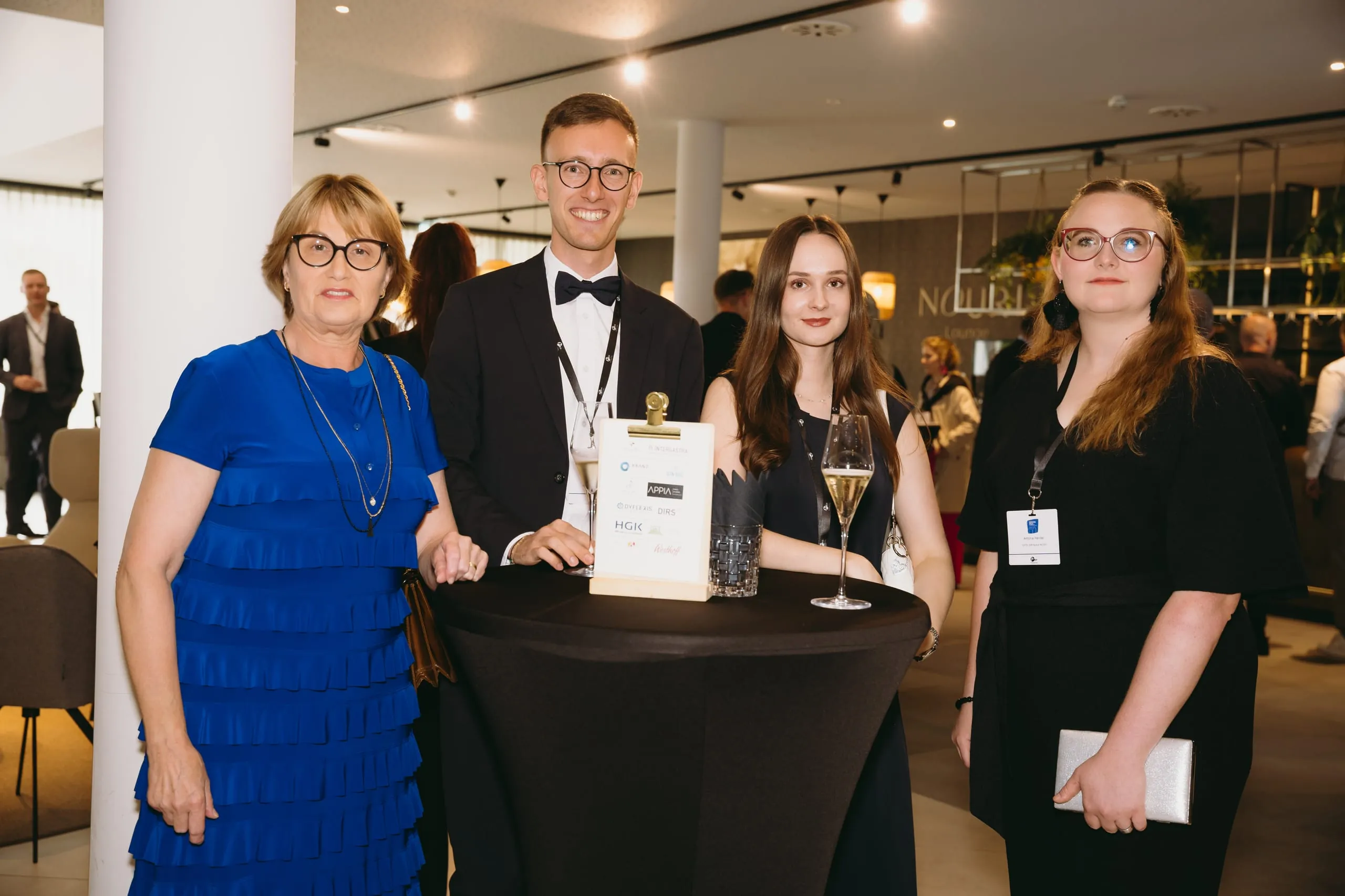 Feierlicher Empfang beim Grand Prix der Tagungshotellerie 2025 in der Lobby des Nouri Hotels in Bad Krozingen.