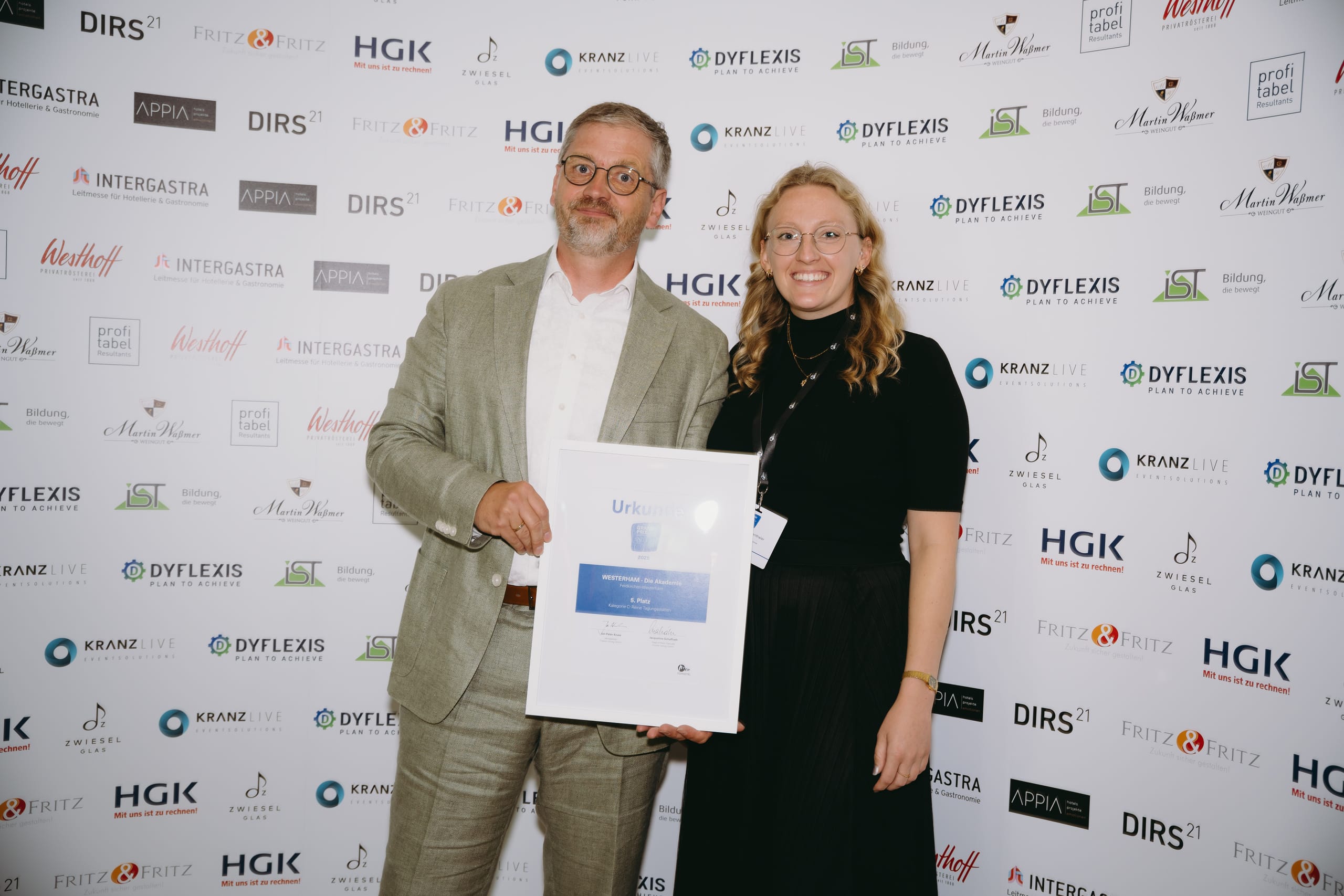 Die Preisverleihung des Grand Prix der Tagungshotellerie.