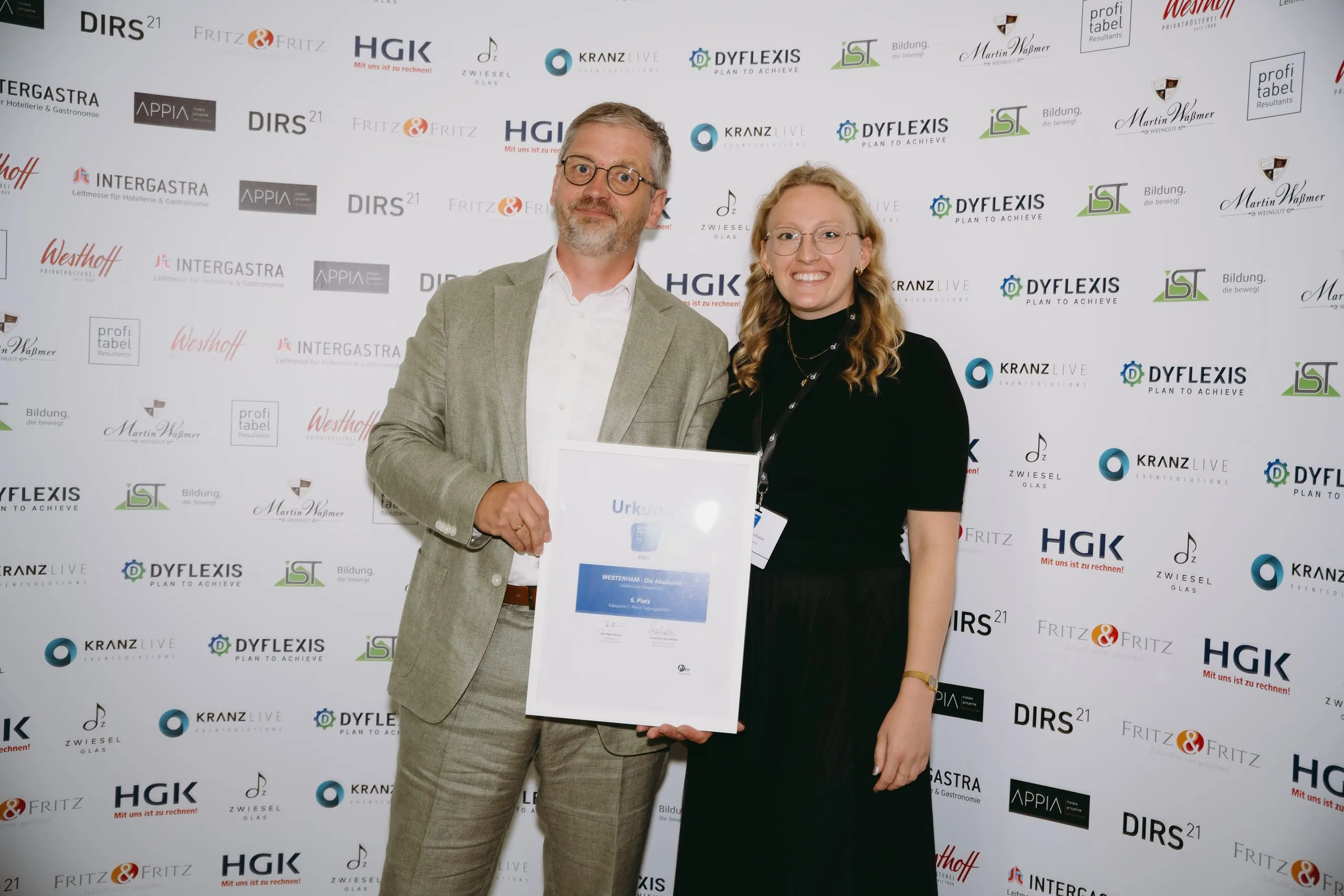 Die Preisverleihung des Grand Prix der Tagungshotellerie.