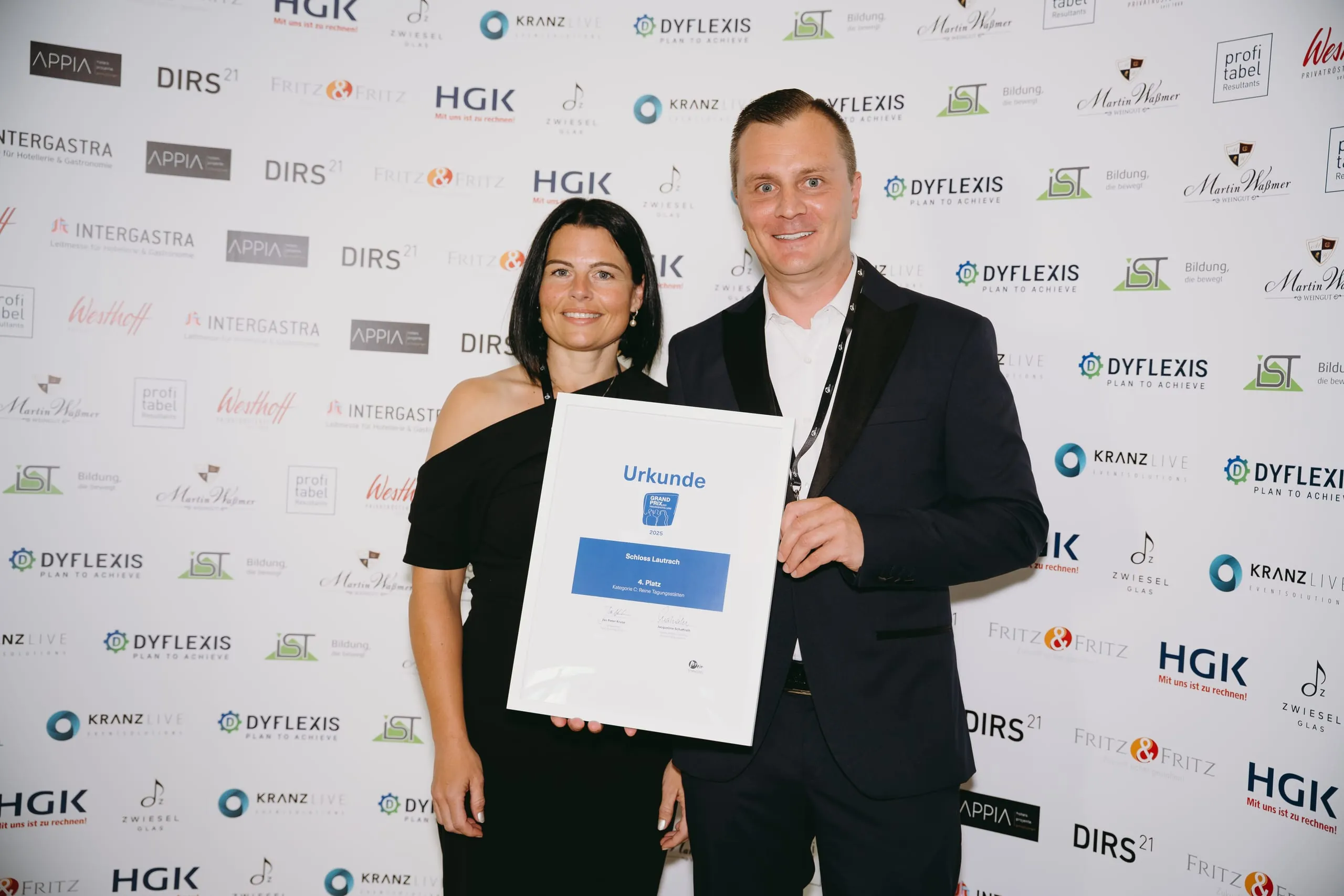 Die Preisverleihung des Grand Prix der Tagungshotellerie.