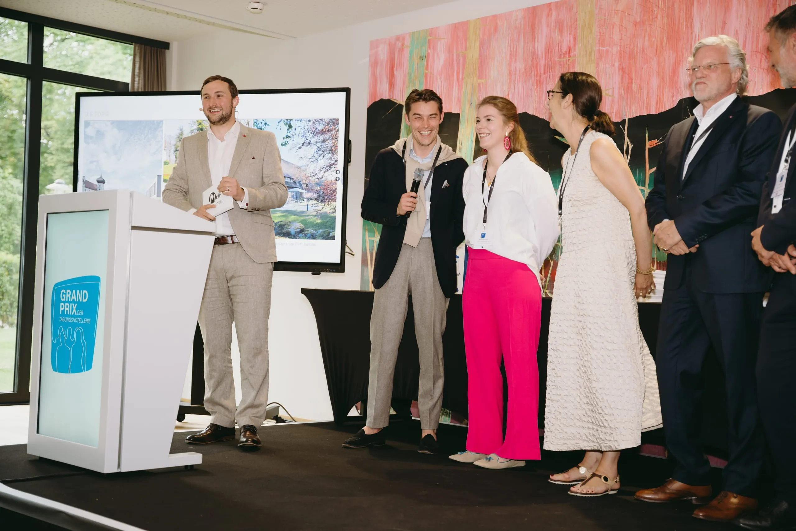 Die Preisverleihung des Grand Prix der Tagungshotellerie.