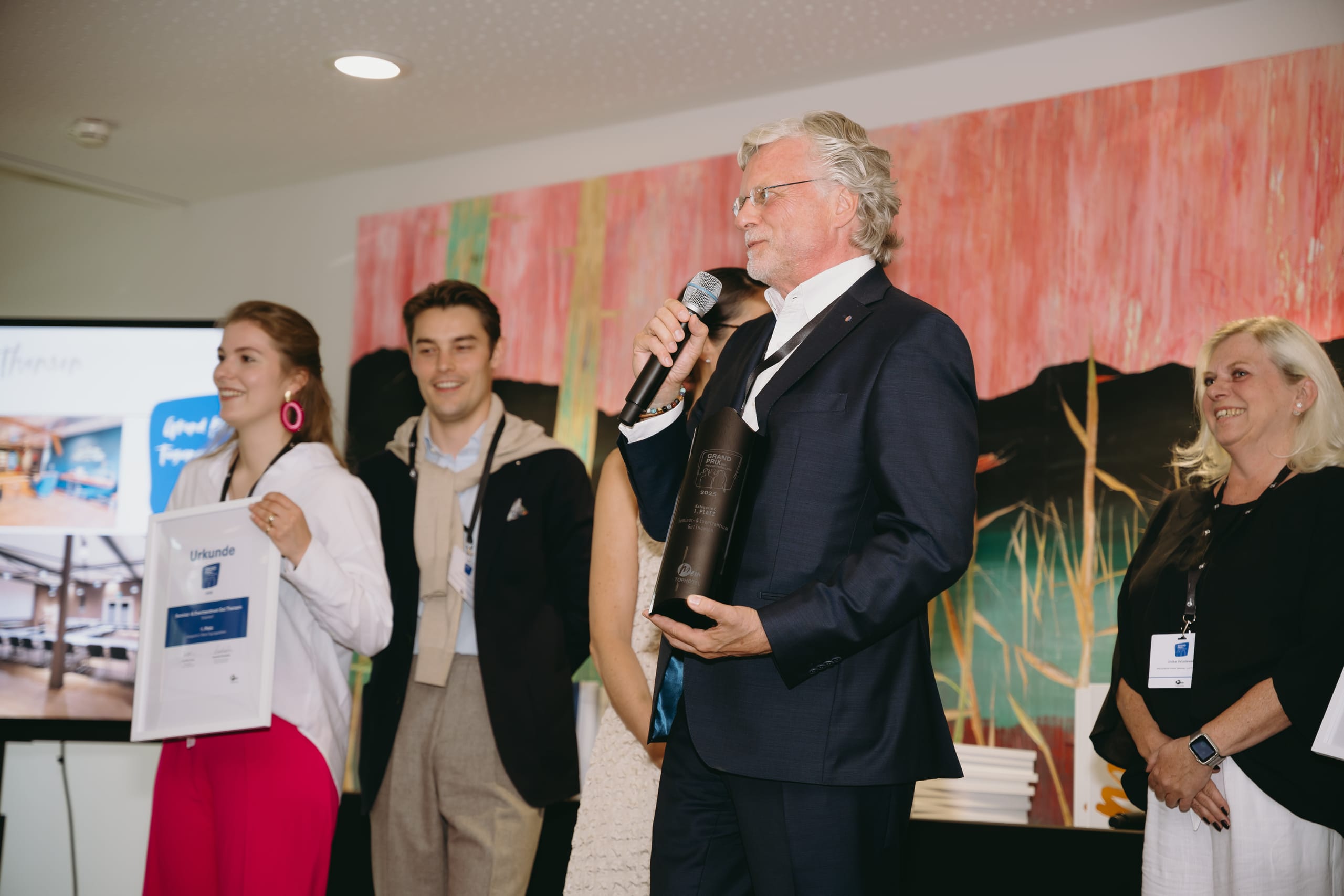 Die Preisverleihung des Grand Prix der Tagungshotellerie.
