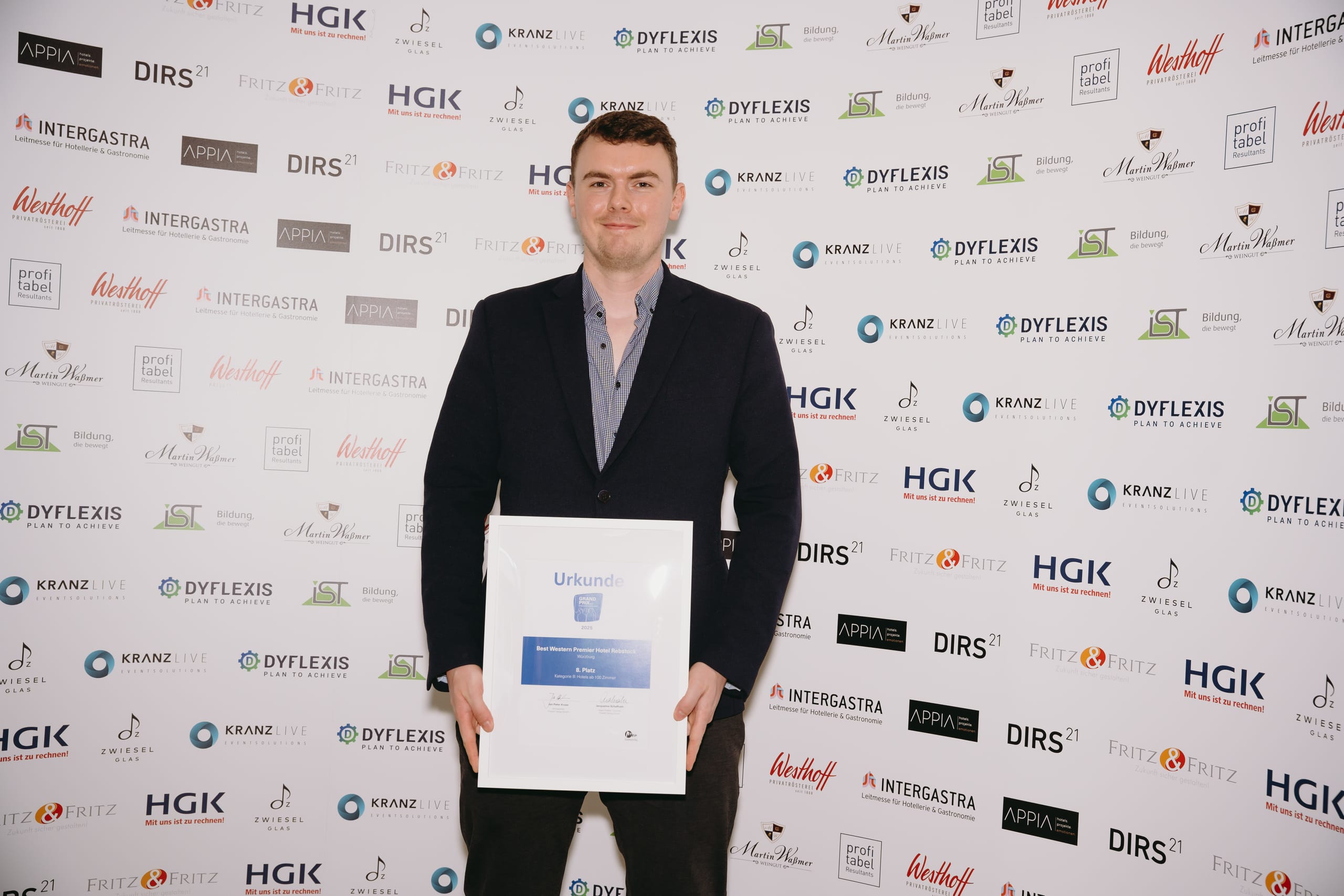 Die Preisverleihung des Grand Prix der Tagungshotellerie.