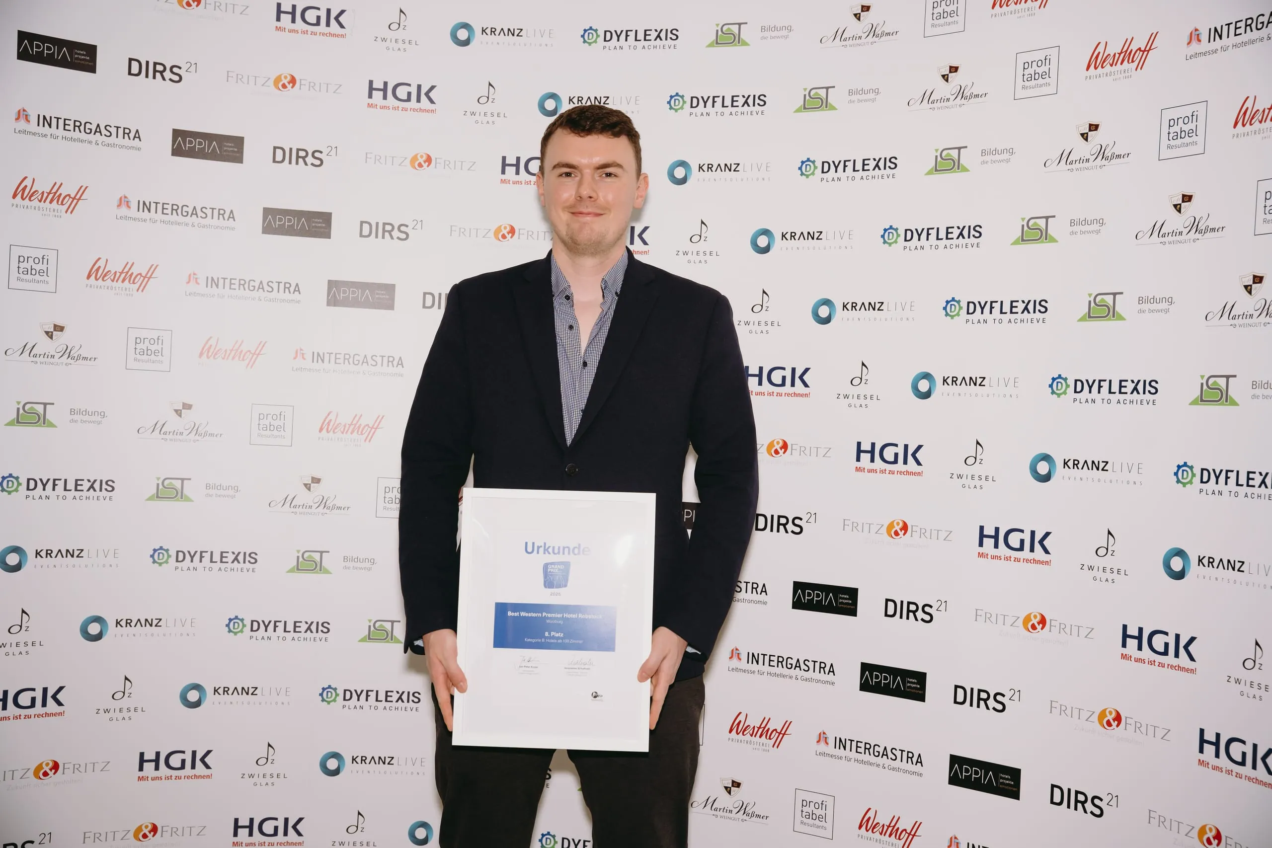 Die Preisverleihung des Grand Prix der Tagungshotellerie.