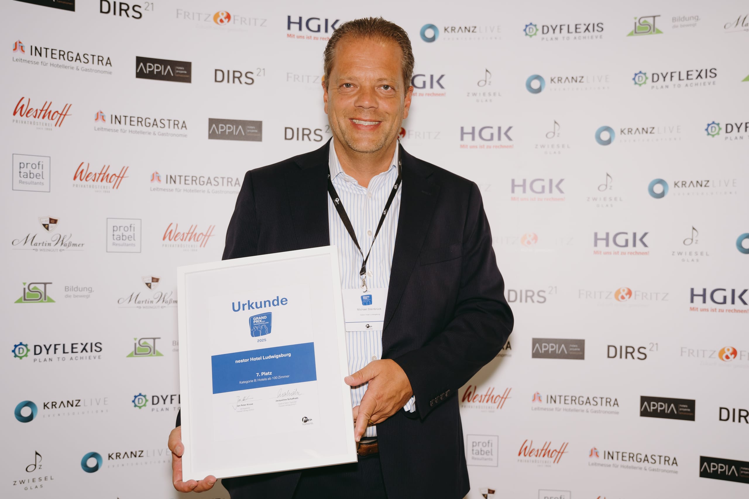 Die Preisverleihung des Grand Prix der Tagungshotellerie.