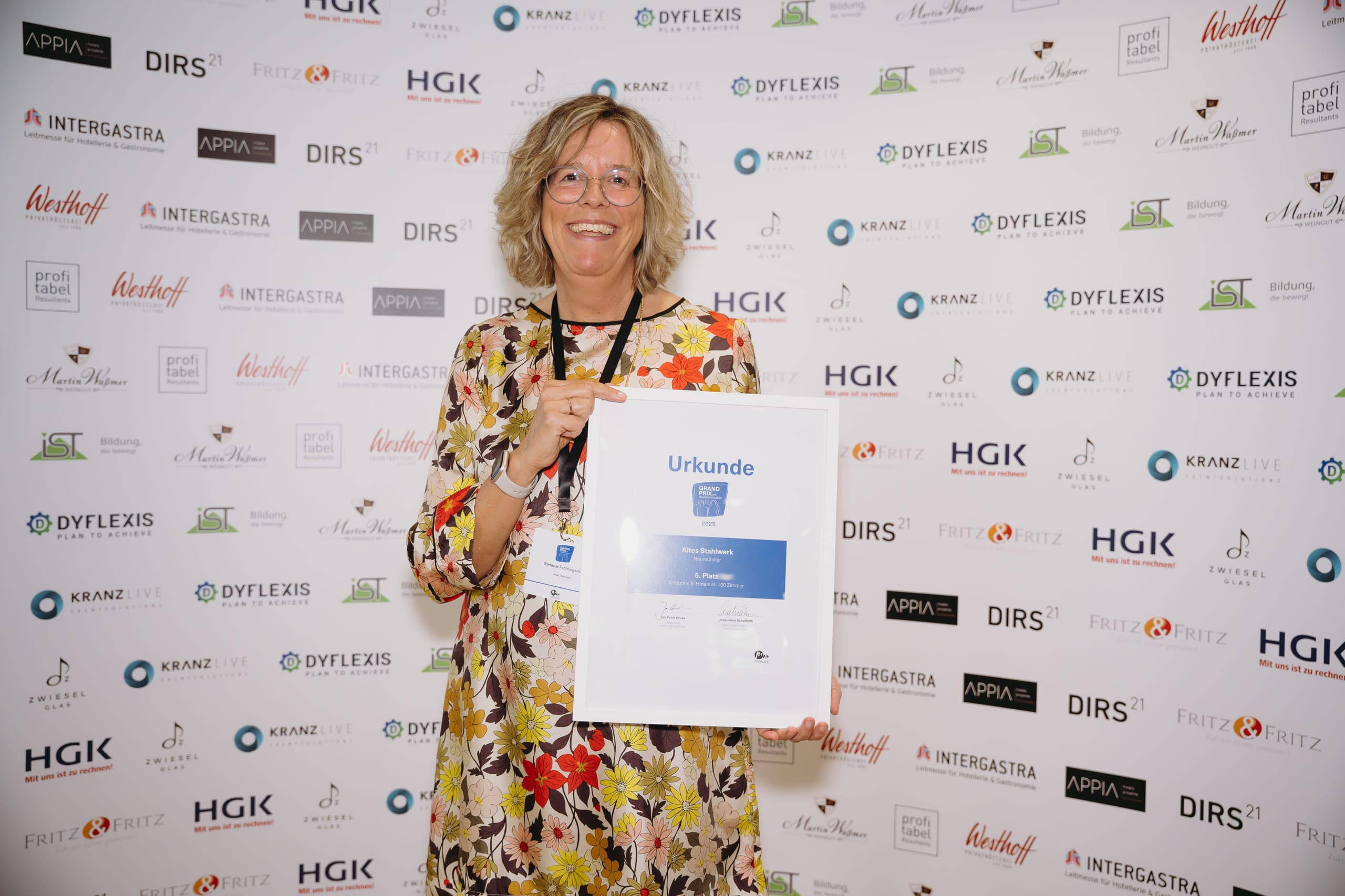 Die Preisverleihung des Grand Prix der Tagungshotellerie.