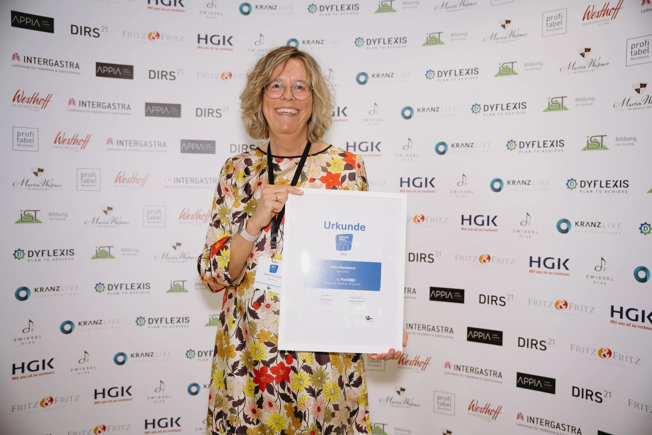 Die Preisverleihung des Grand Prix der Tagungshotellerie.