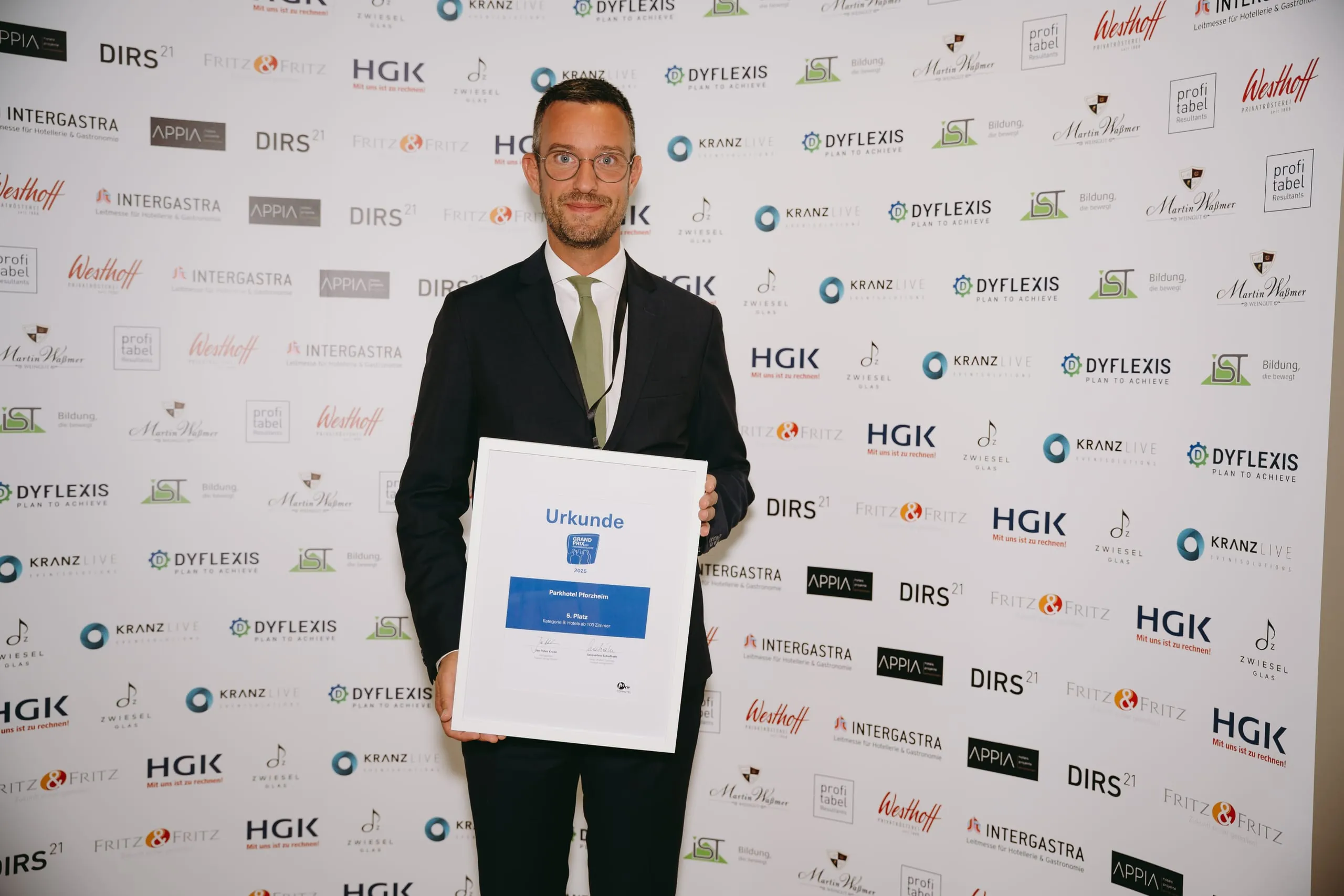 Die Preisverleihung des Grand Prix der Tagungshotellerie.