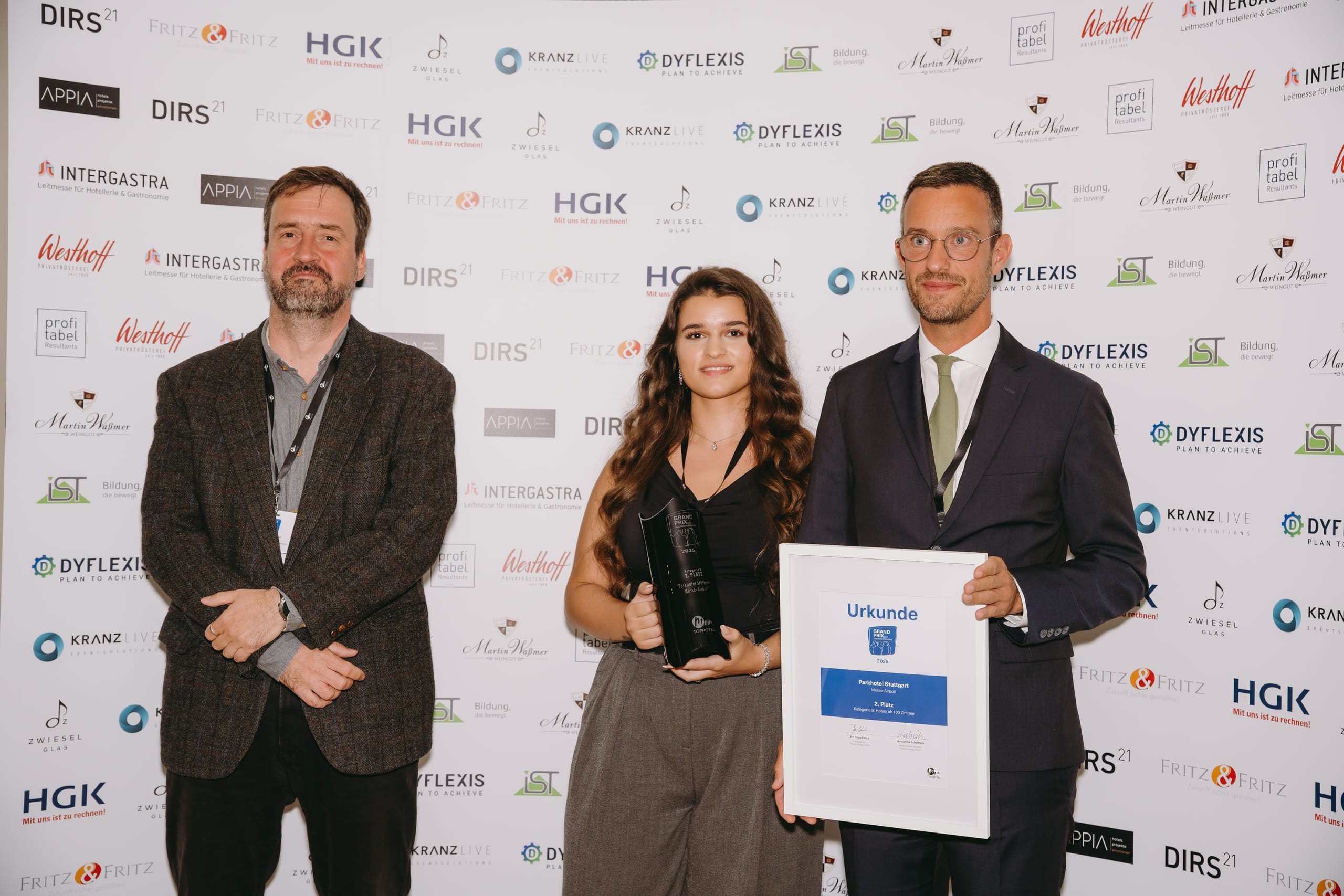 Die Preisverleihung des Grand Prix der Tagungshotellerie.