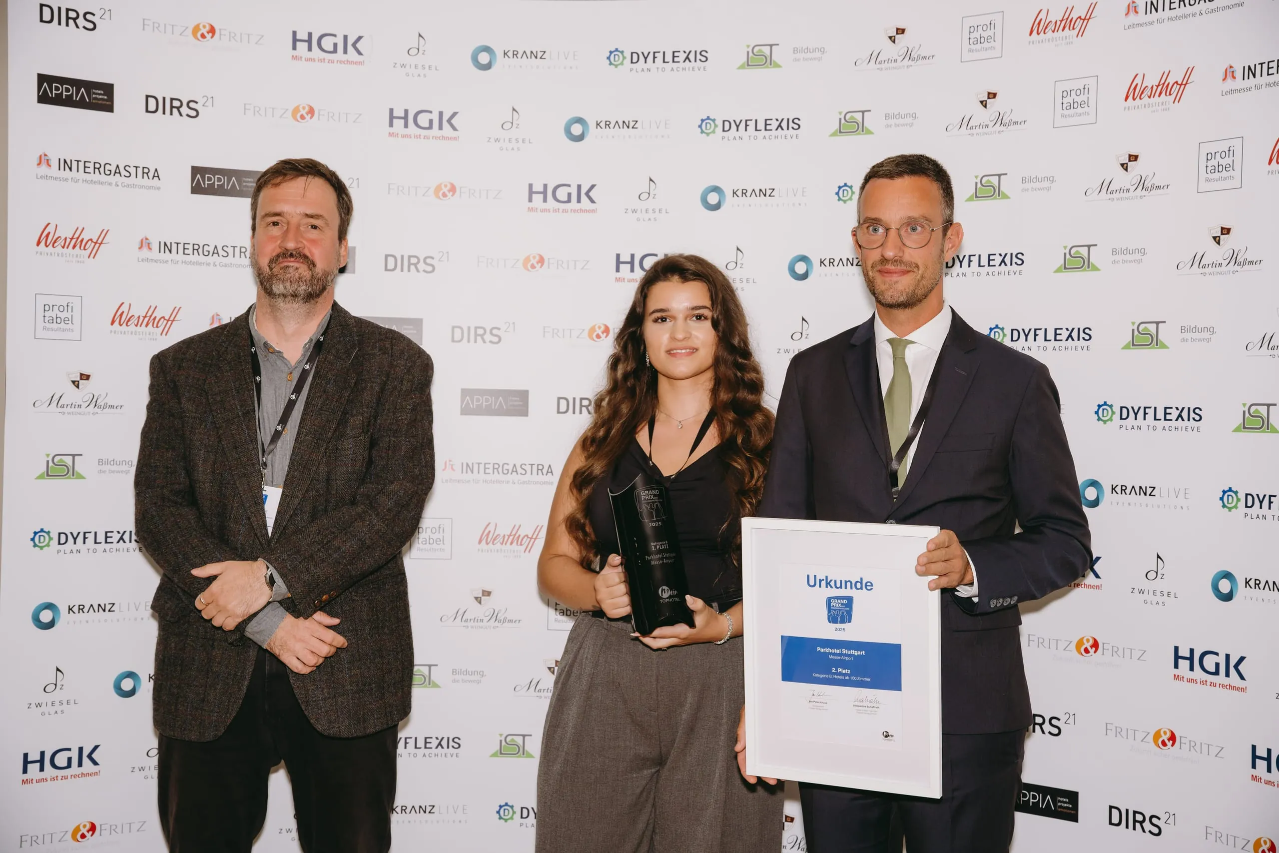 Die Preisverleihung des Grand Prix der Tagungshotellerie.