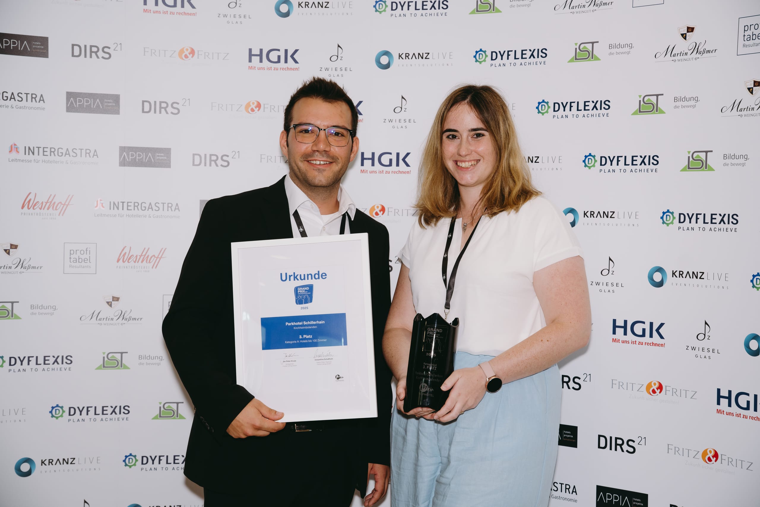 Die Preisverleihung des Grand Prix der Tagungshotellerie.