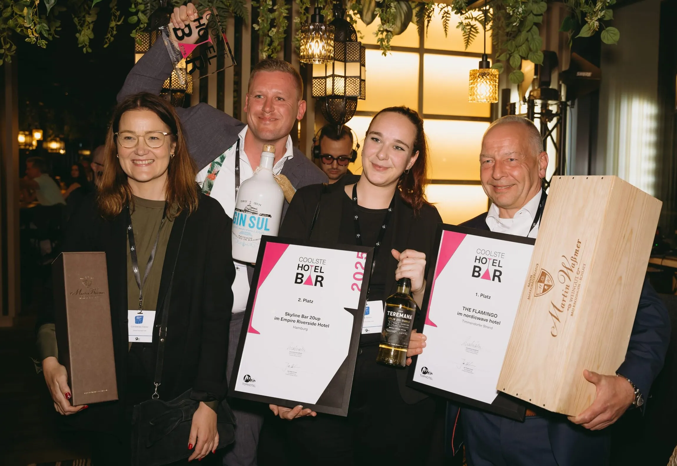 Locationwechsel in die Nouri Bar: Erstmalig verlieh Mein Tophotel in diesem Jahr den Award „Coolste Hotelbar 2025“, über den im Vorfeld per Online-Voting abgestimmt werden konnte.