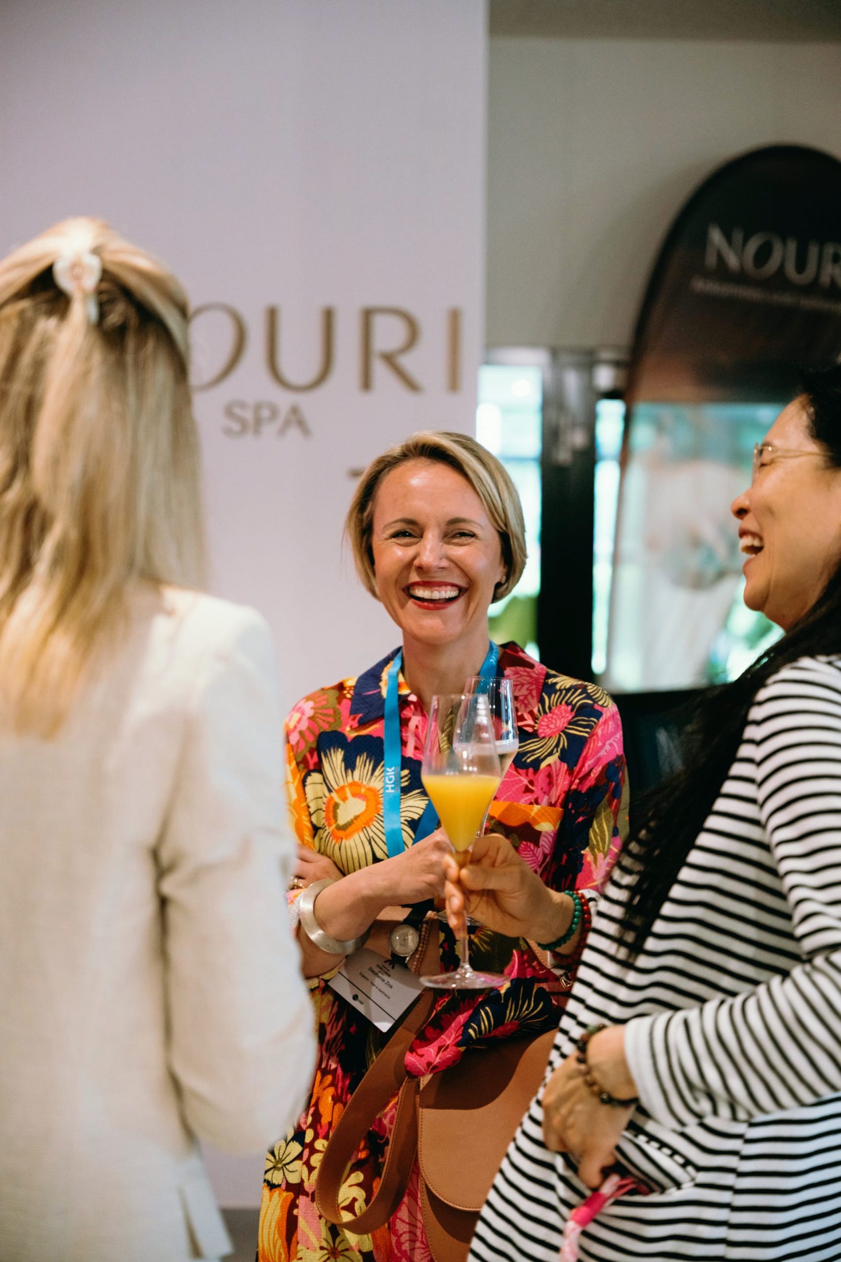 Empfang und Get-together in der Lobby des Nouri Hotels in Bad Krozingen.