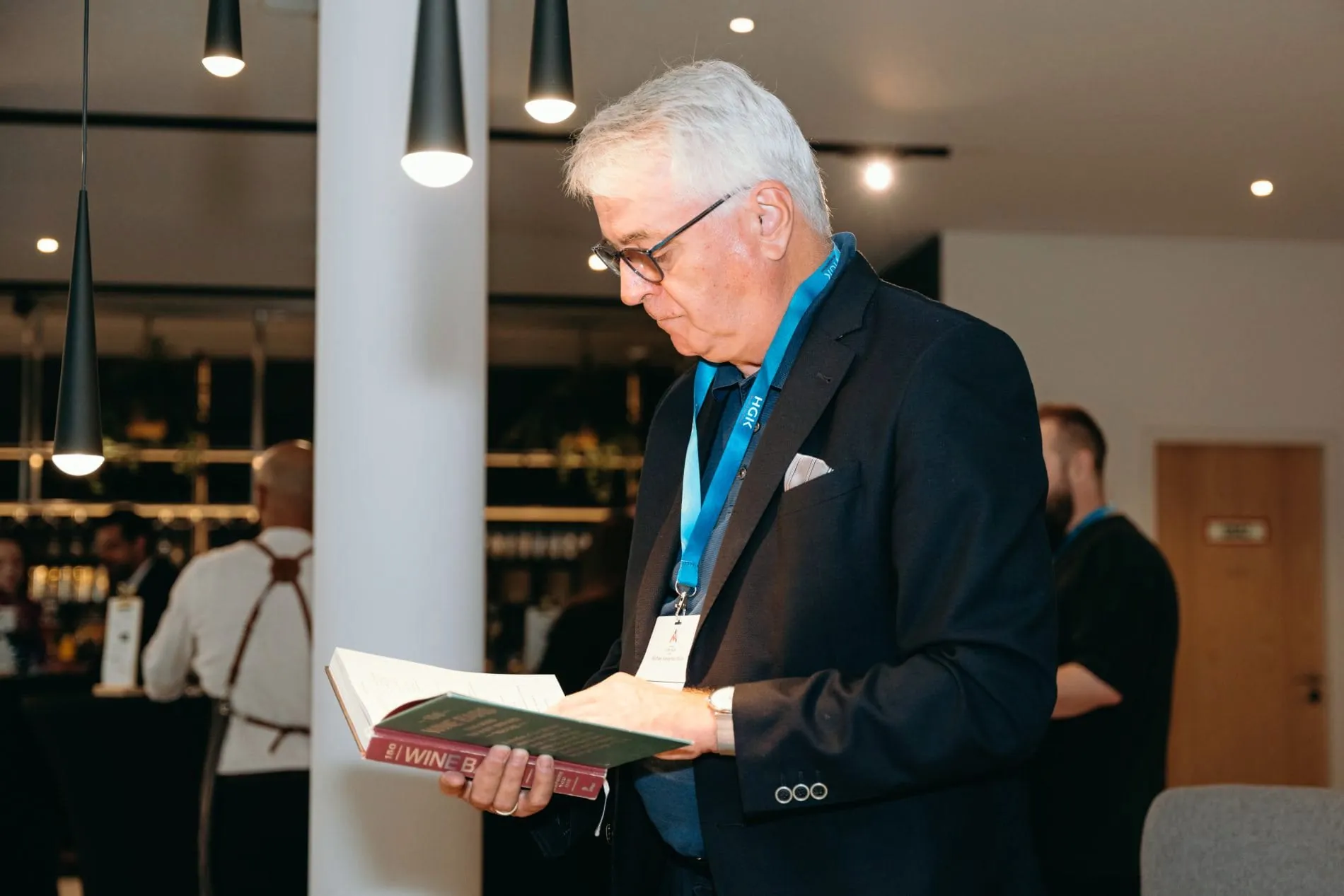 Empfang und Get-together in der Lobby des Nouri Hotels in Bad Krozingen.