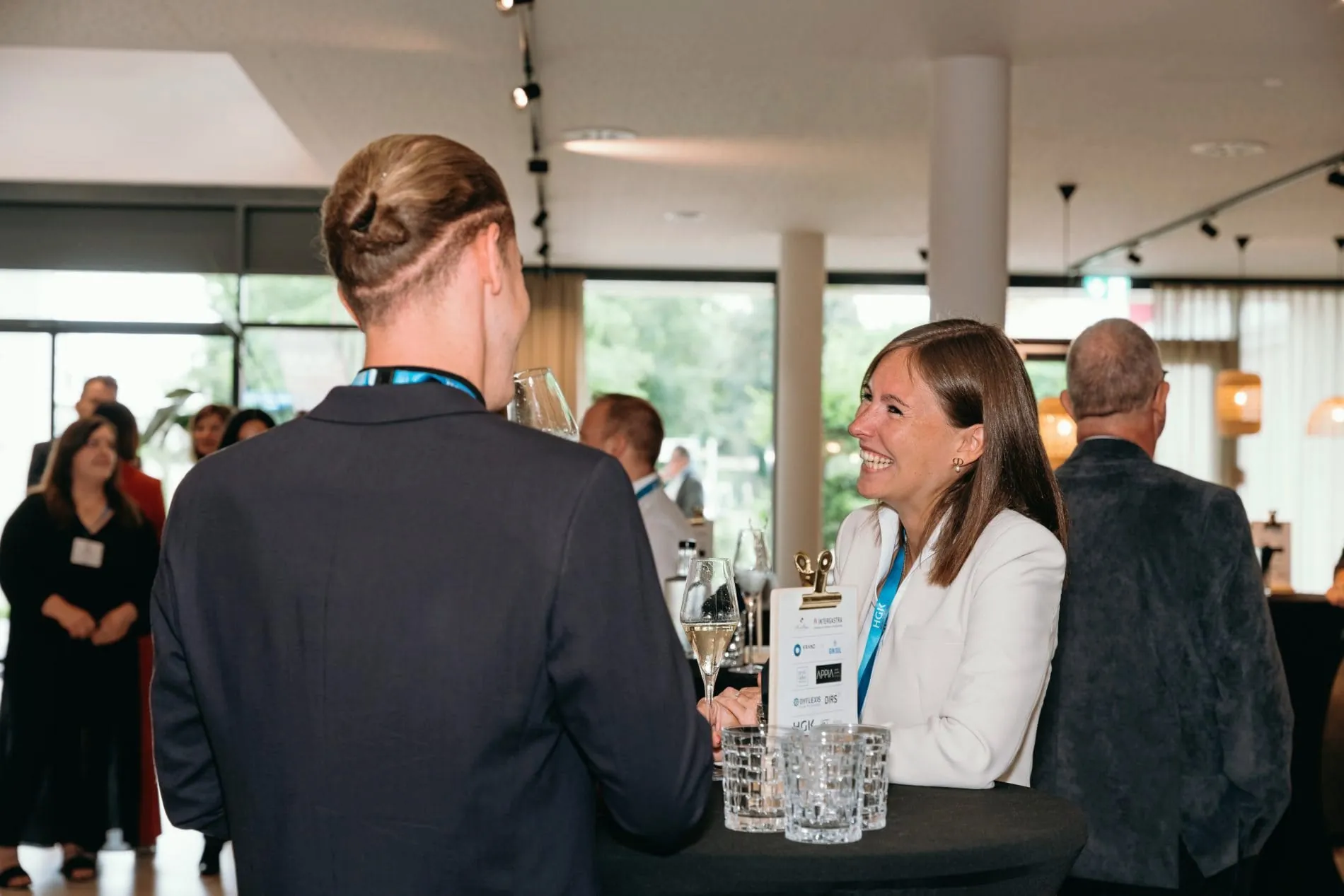 Empfang und Get-together in der Lobby des Nouri Hotels in Bad Krozingen.